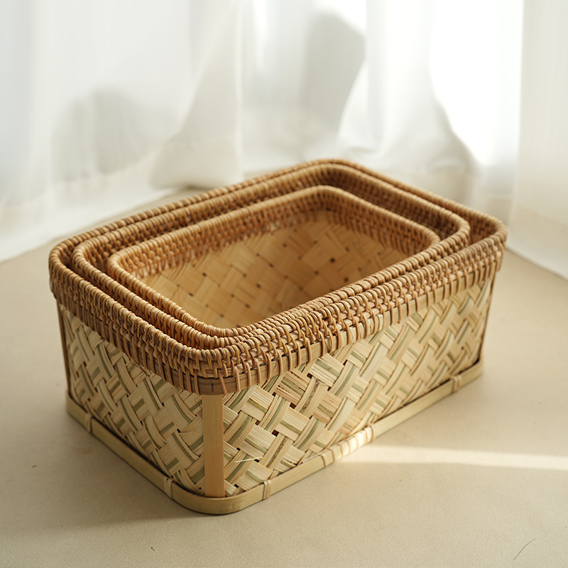 《6245》田園竹編收納籃