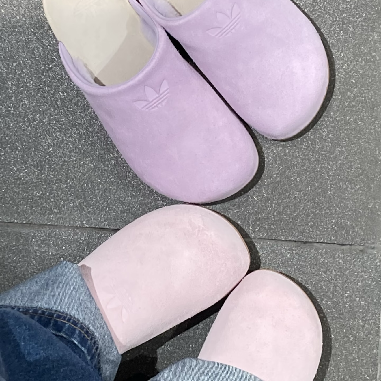 adidas Originals Adimule 麂皮 穆勒半拖鞋 防磨 懶人鞋 毛絨勃肯鞋 穆勒鞋 軟木底  JP8731 JP8732