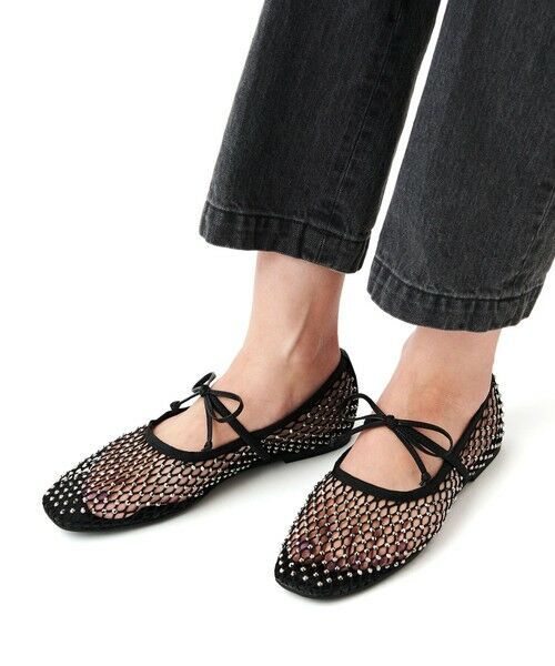 [預購] ODETTE E ODILE 人氣款「SY」閃耀網紗芭蕾平底鞋