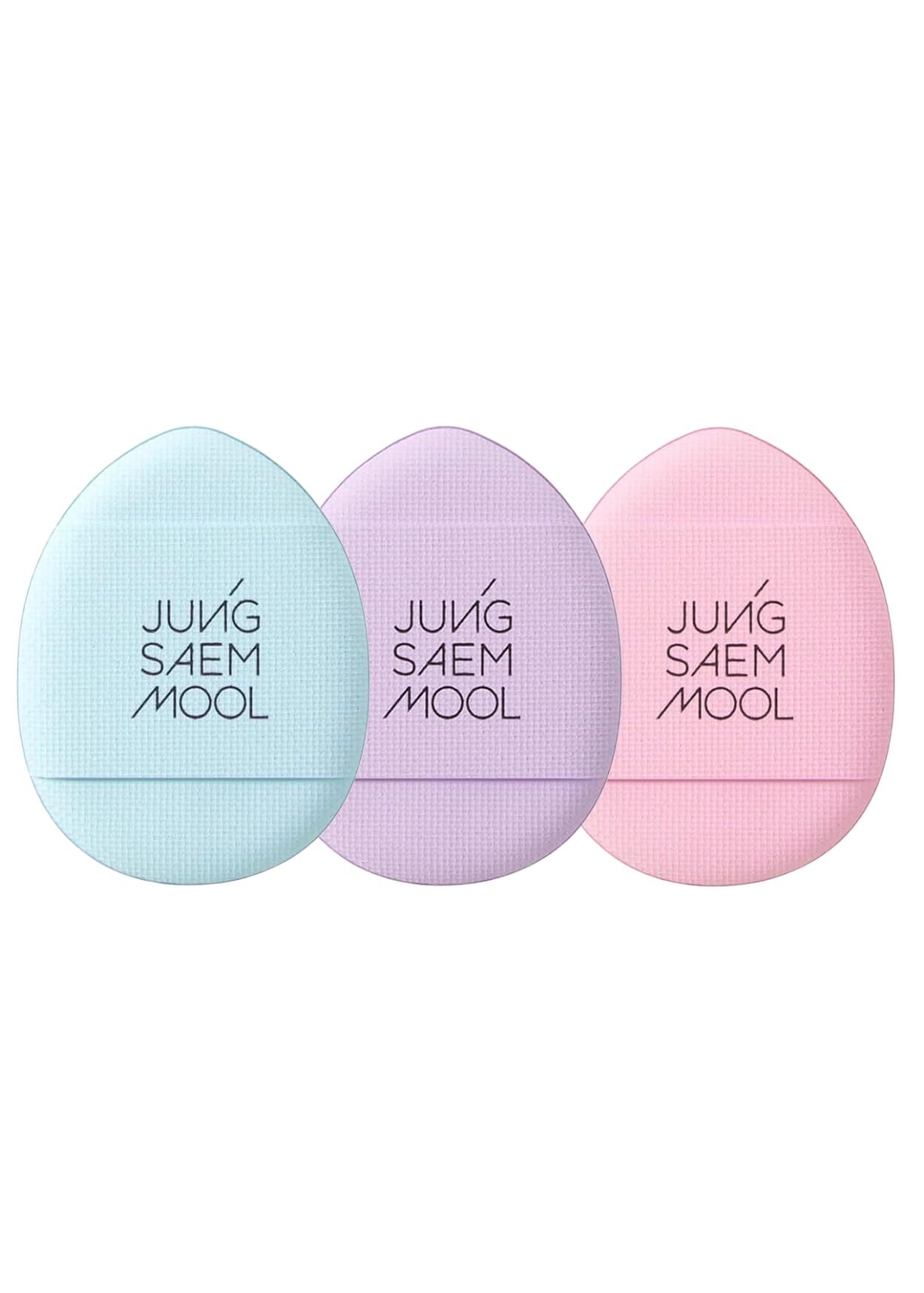 Jung Saem Mool - Skinny-tap Puff 3pcs #Macaron Edition