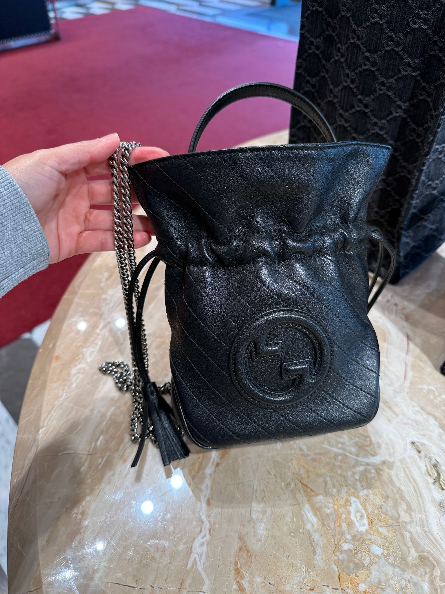 Gucci Bag Sakai Bucket mini Bag Black 760313