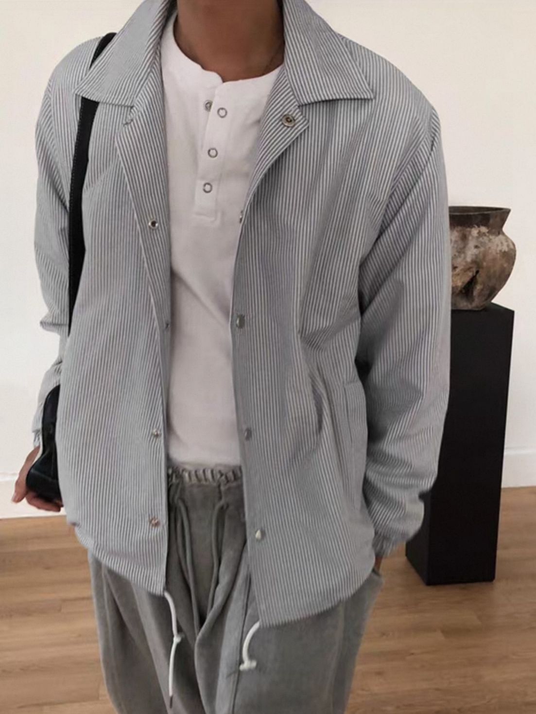 反領直間開胸外套 EASY-090JK