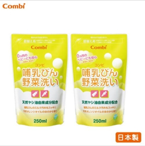 Combi 奶瓶清潔液補充裝250ml x 2 112579