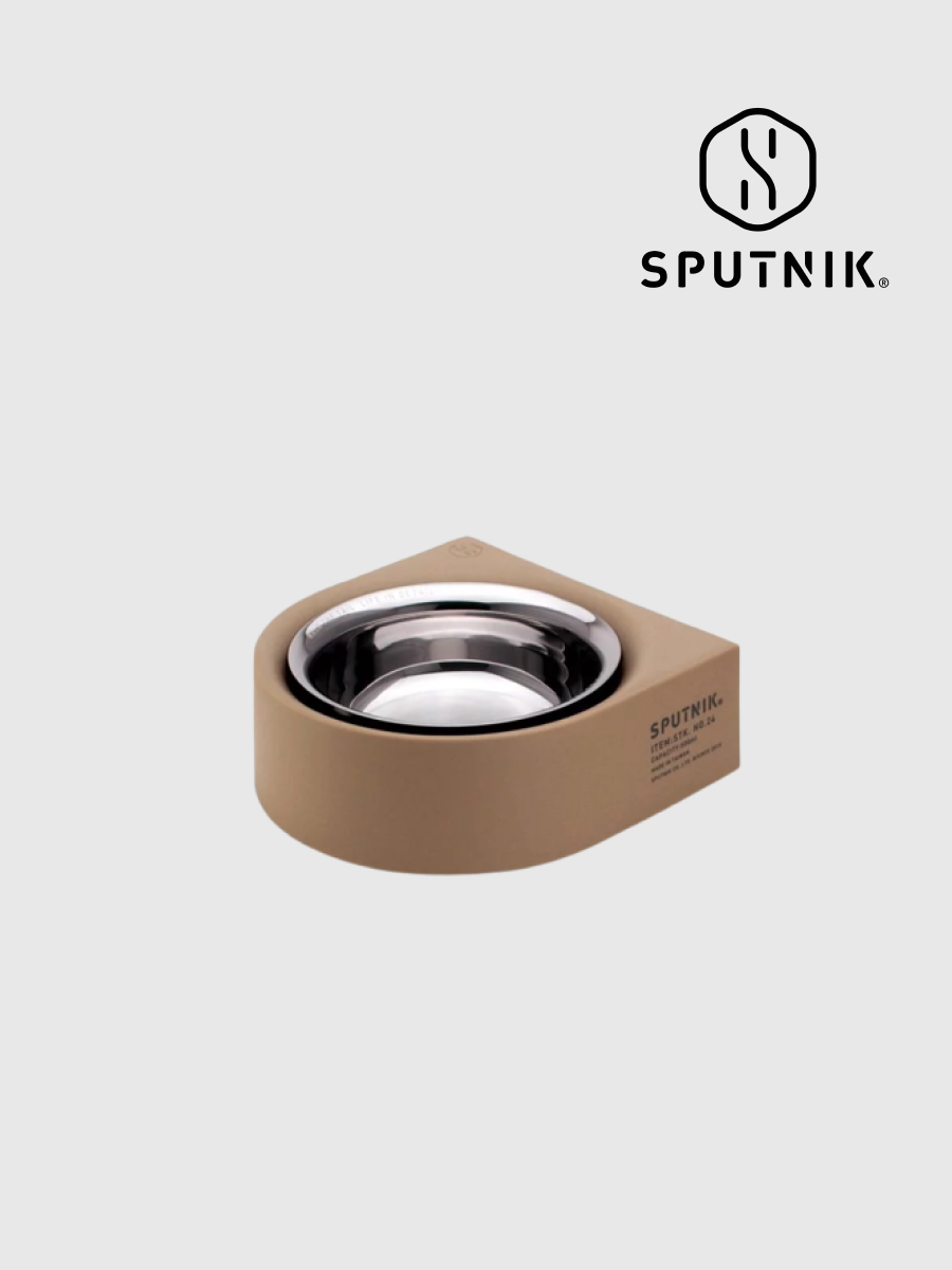 【SPUTNIK】COZY 寵物防蟻碗｜卡其色