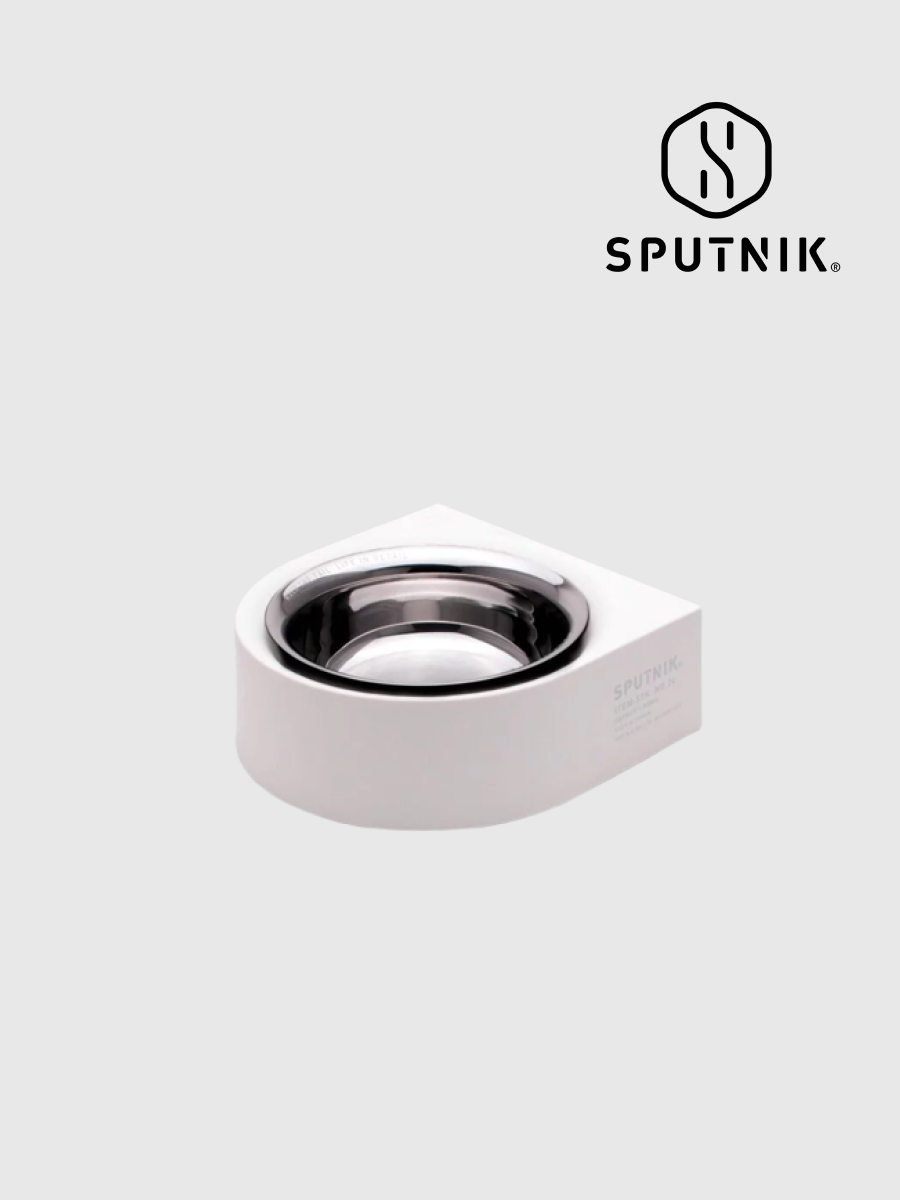 【SPUTNIK】COZY 寵物防蟻碗｜白色