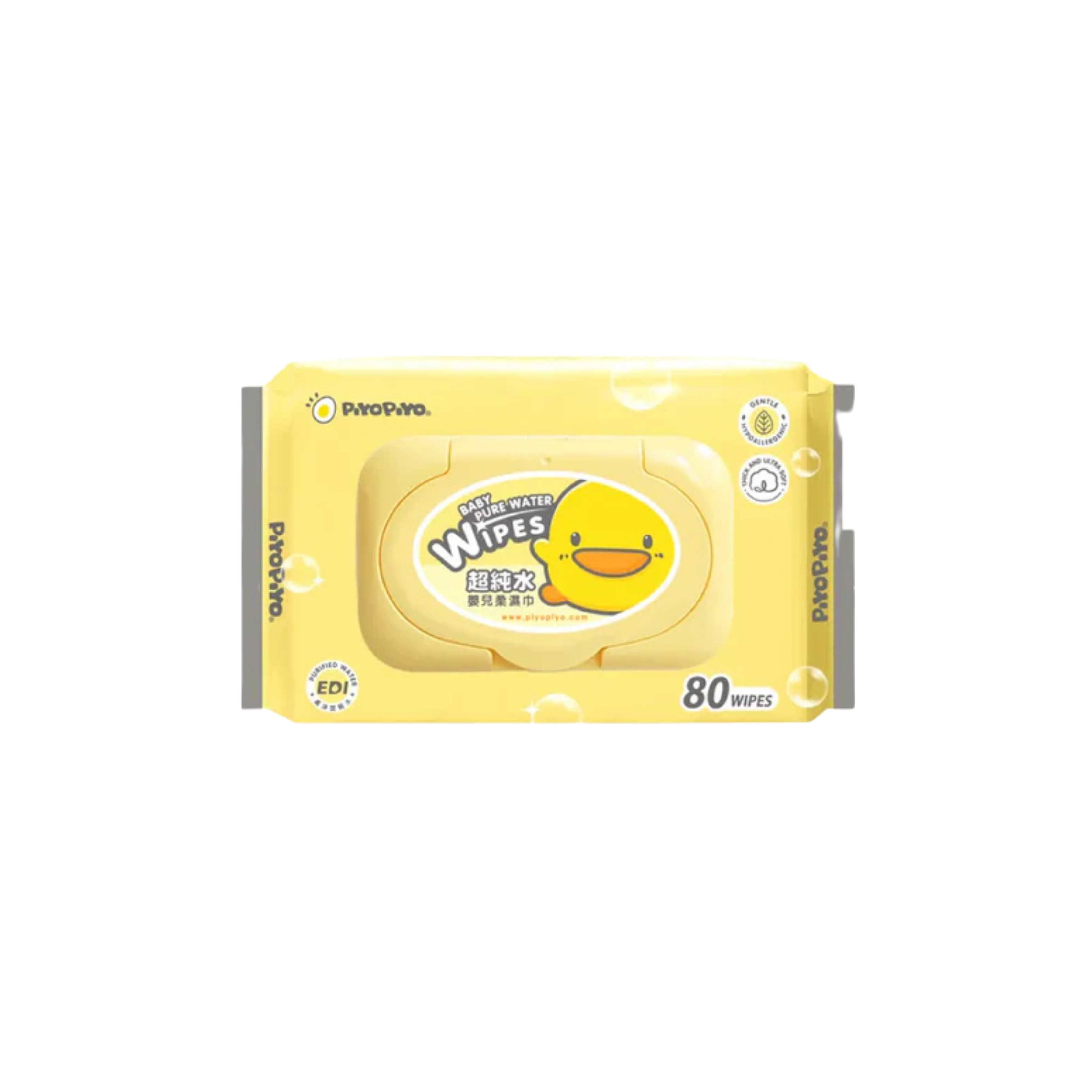 黃色小鴨 嬰兒柔濕巾(80抽)