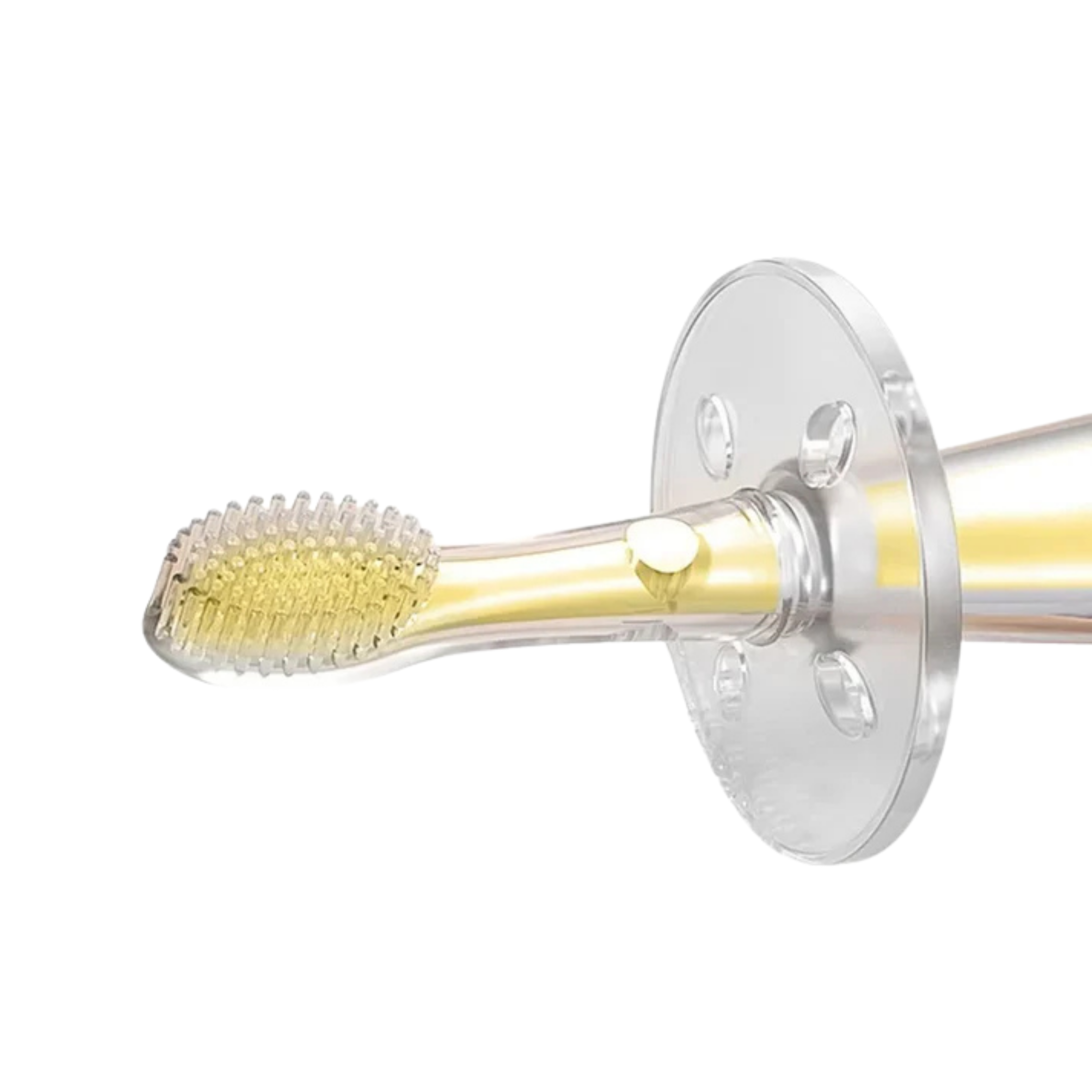 黃色小鴨 安全矽膠學習牙刷