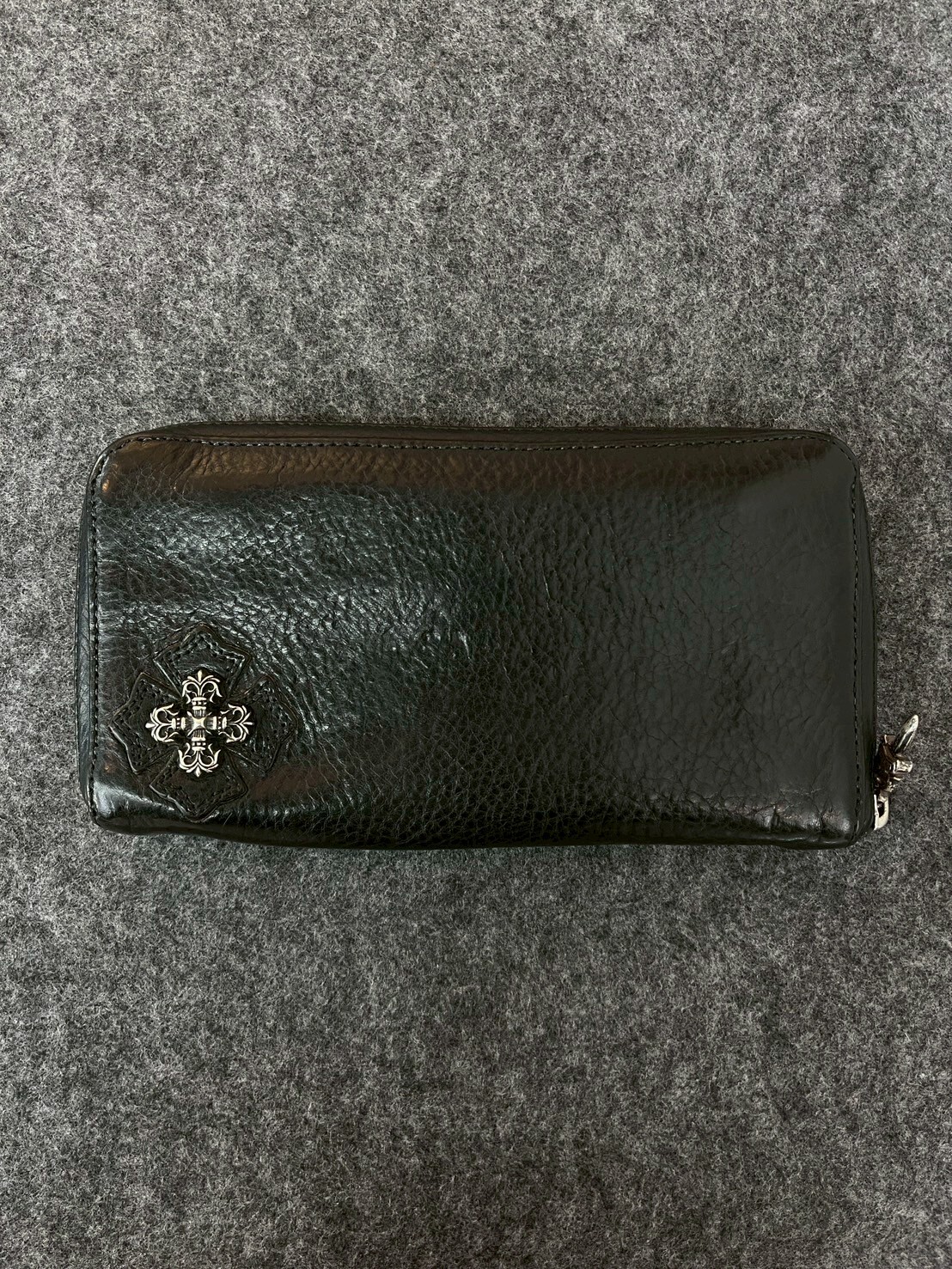 CHROME HEARTS REC F ZIP Filigree Plus Wallet