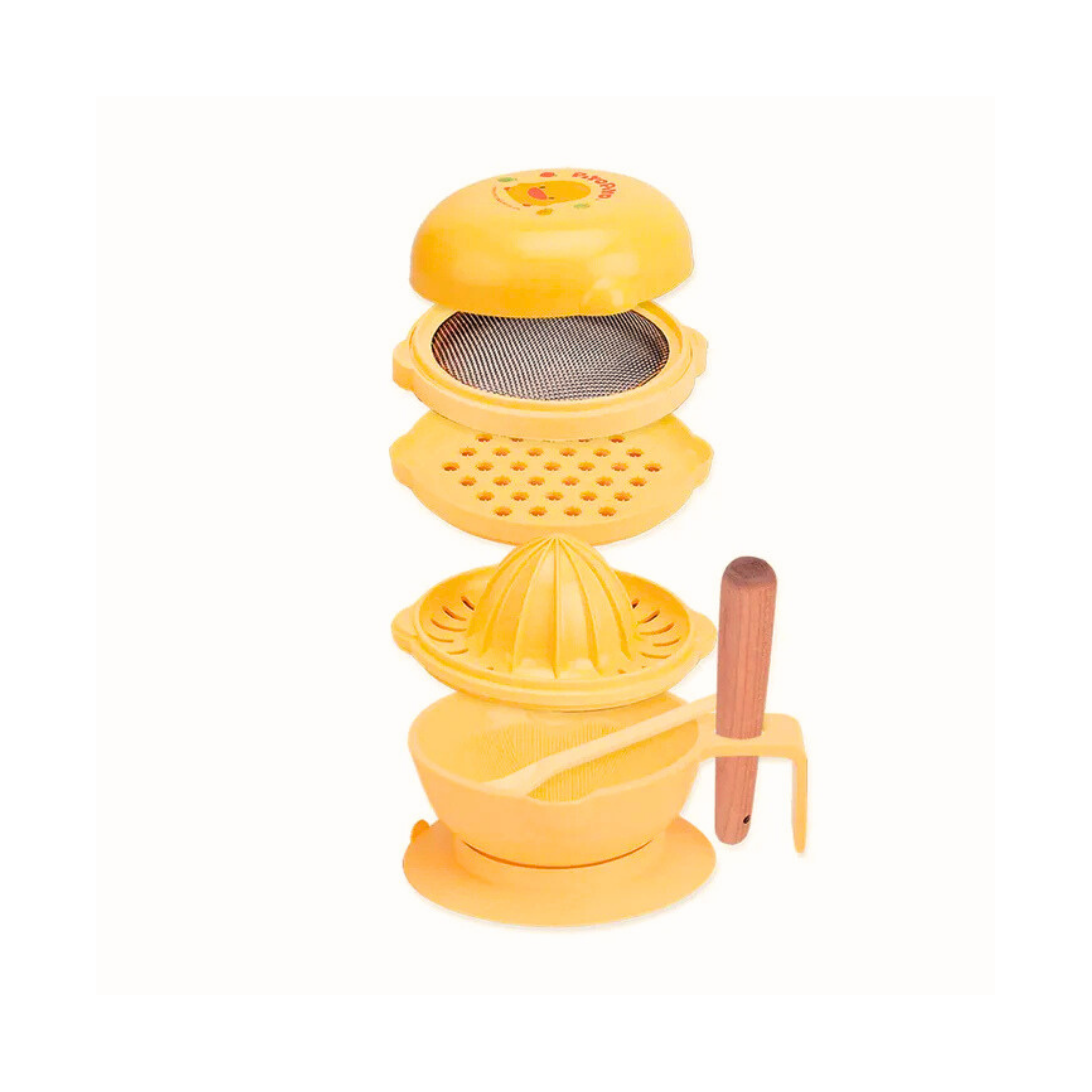 黃色小鴨 嬰幼兒七件組食物調理器