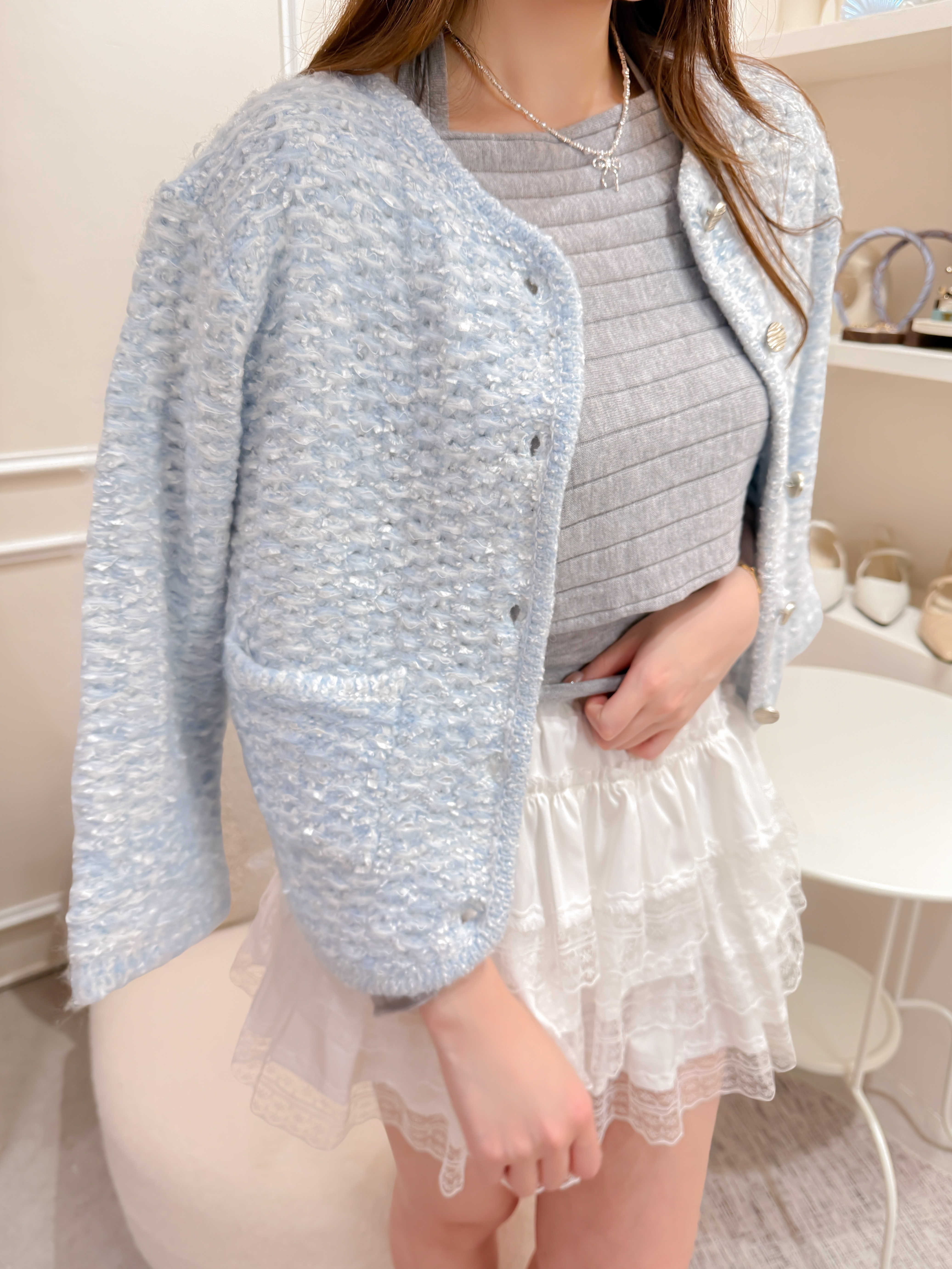 ✨Snowflakes Cardigan