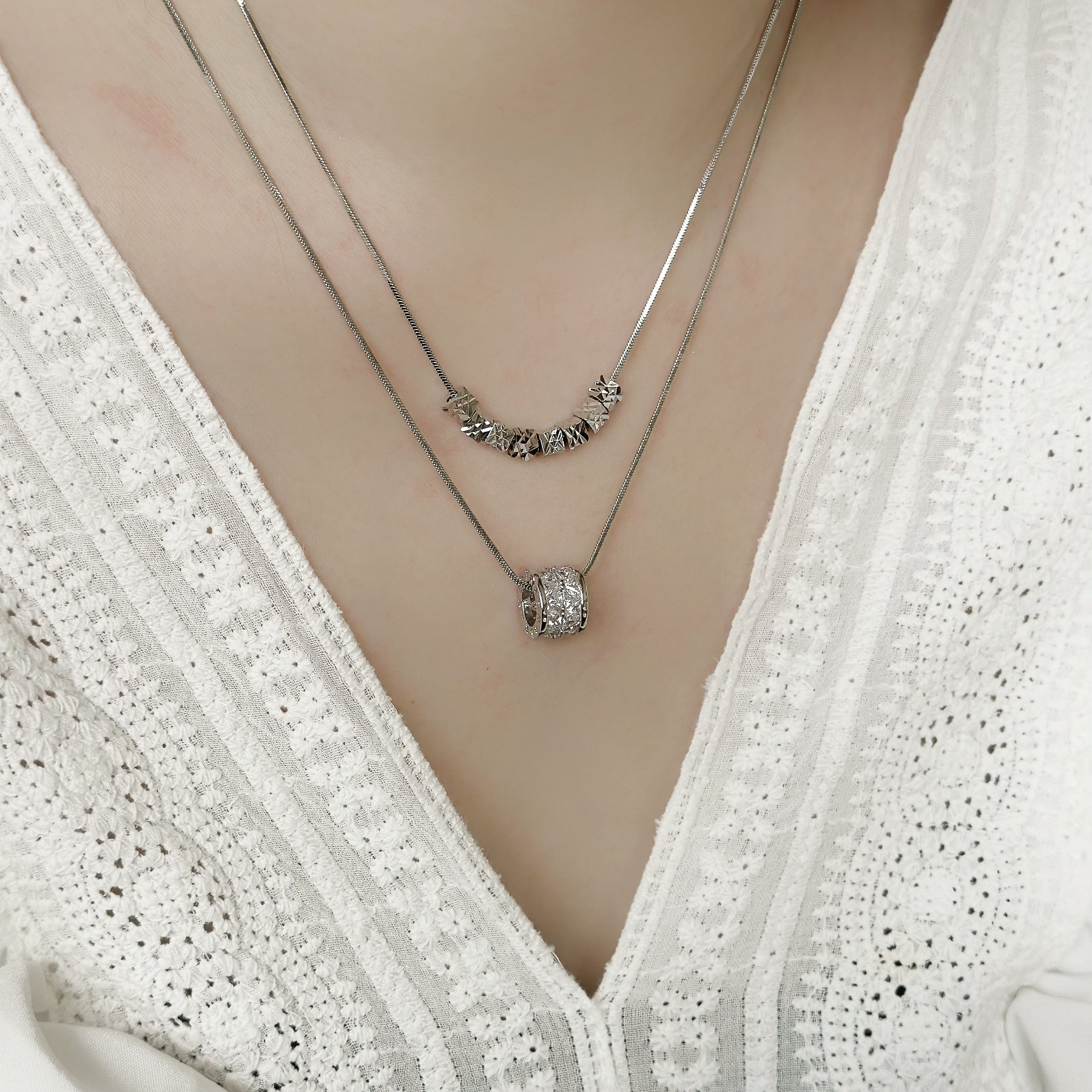 D65切割方塊圓環蛇骨鏈