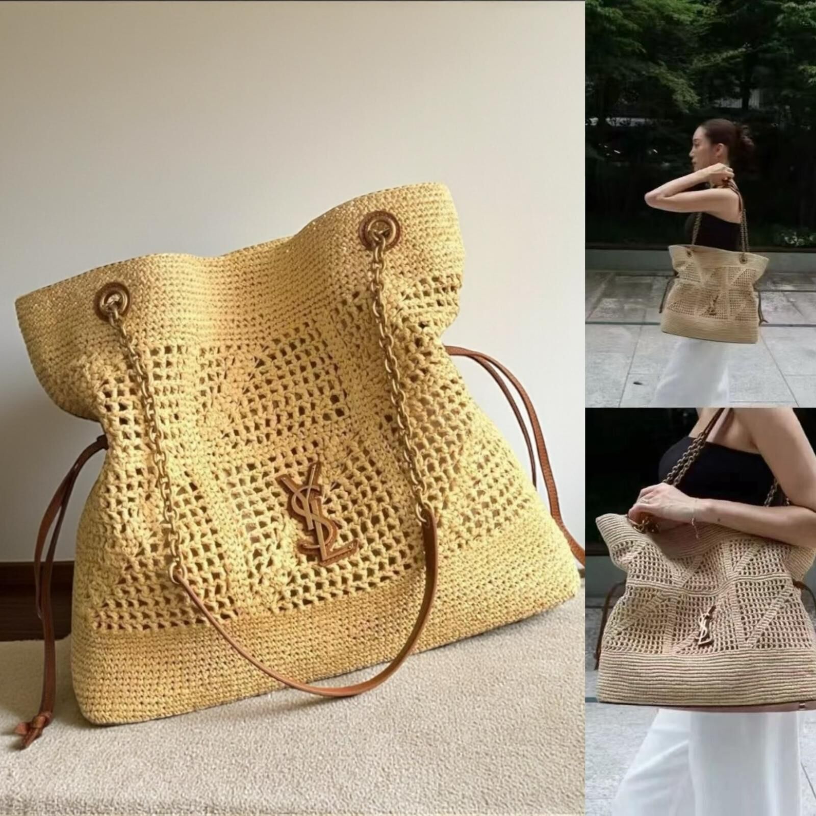 YSL 拉菲草福袋
