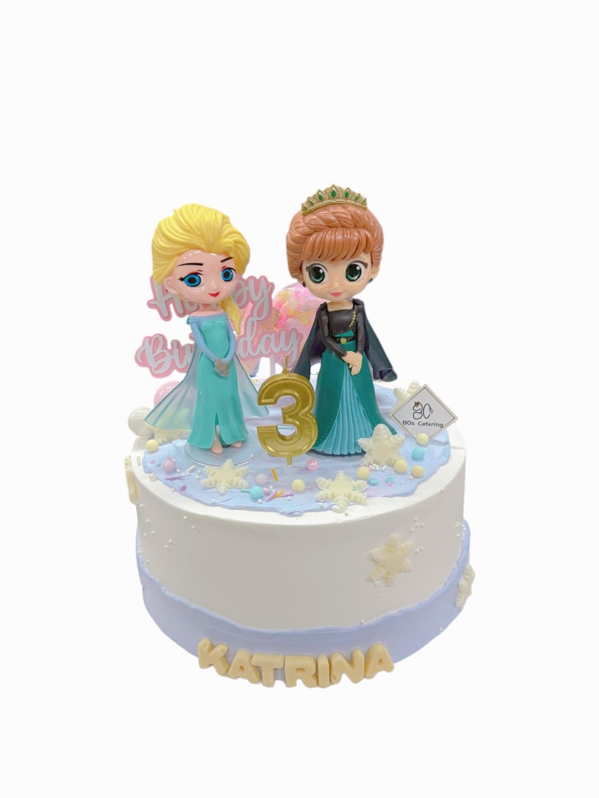 Elsa & ANNA冰雪奇緣主題蛋糕