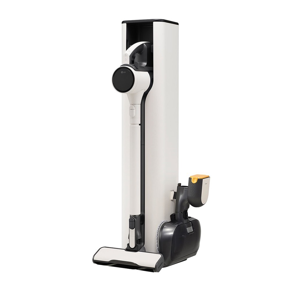 【LG】A9 X系列 All-in-One 蒸氣濕拖無線吸塵器｜雪霧白｜A9X-STEAM