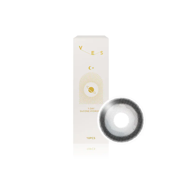 威世矽水膠彩色日拋(10片)冷霧灰
