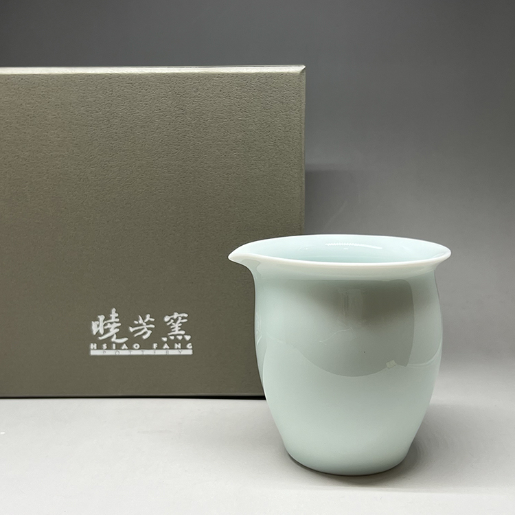 茶香自在】曉芳窯蔡曉芳大師影青3號公道杯茶海禮盒裝