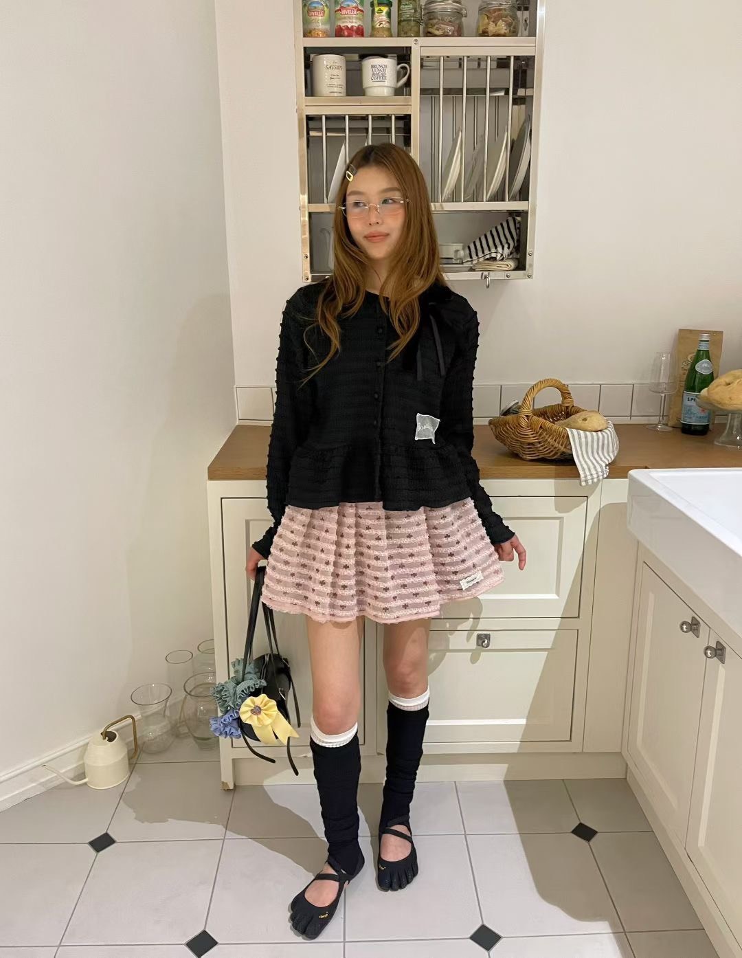 花橫紗花苞短裙