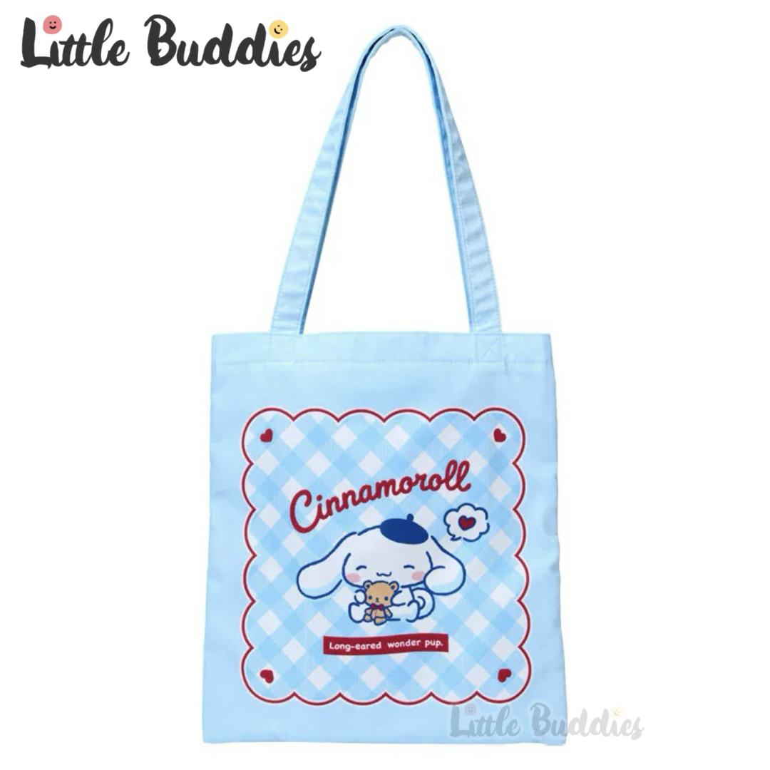 日本 Sanrio Cinnamoroll 玉桂狗 貝雷帽系列 - 手提袋