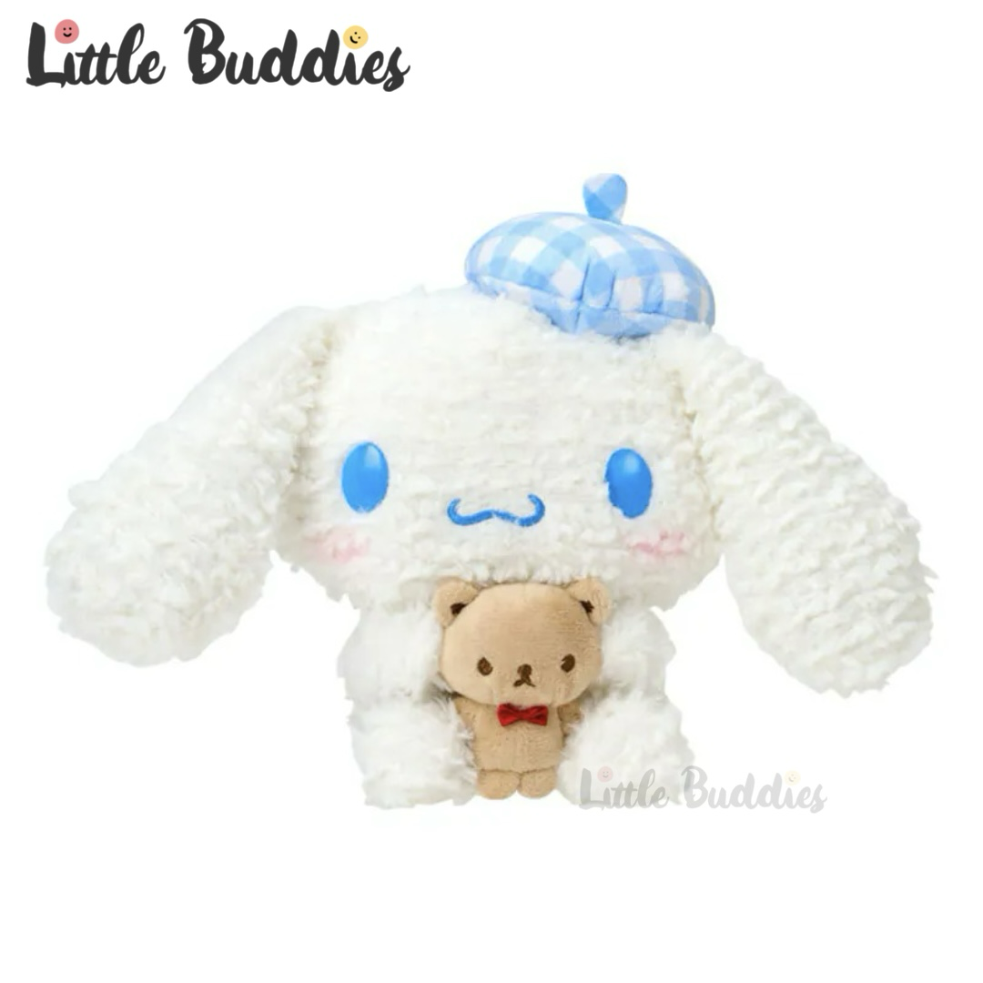 日本 Sanrio Cinnamoroll 玉桂狗 貝雷帽系列 - 公仔