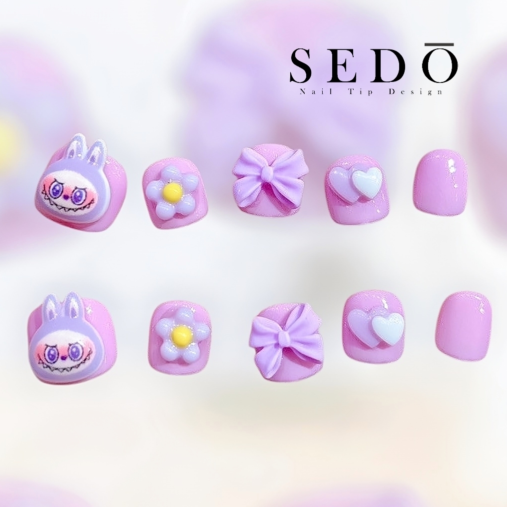 ■兒童甲■拉布布甜心紫