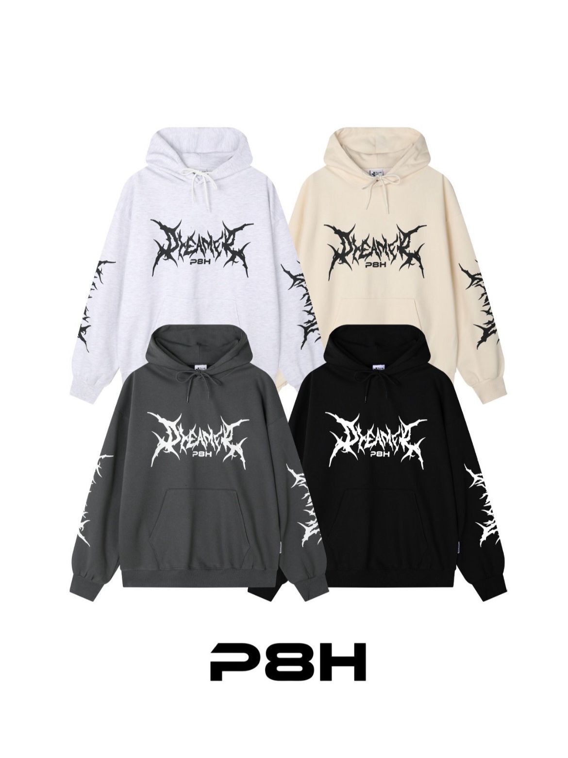 英文字連帽衛衣 P8H-158T