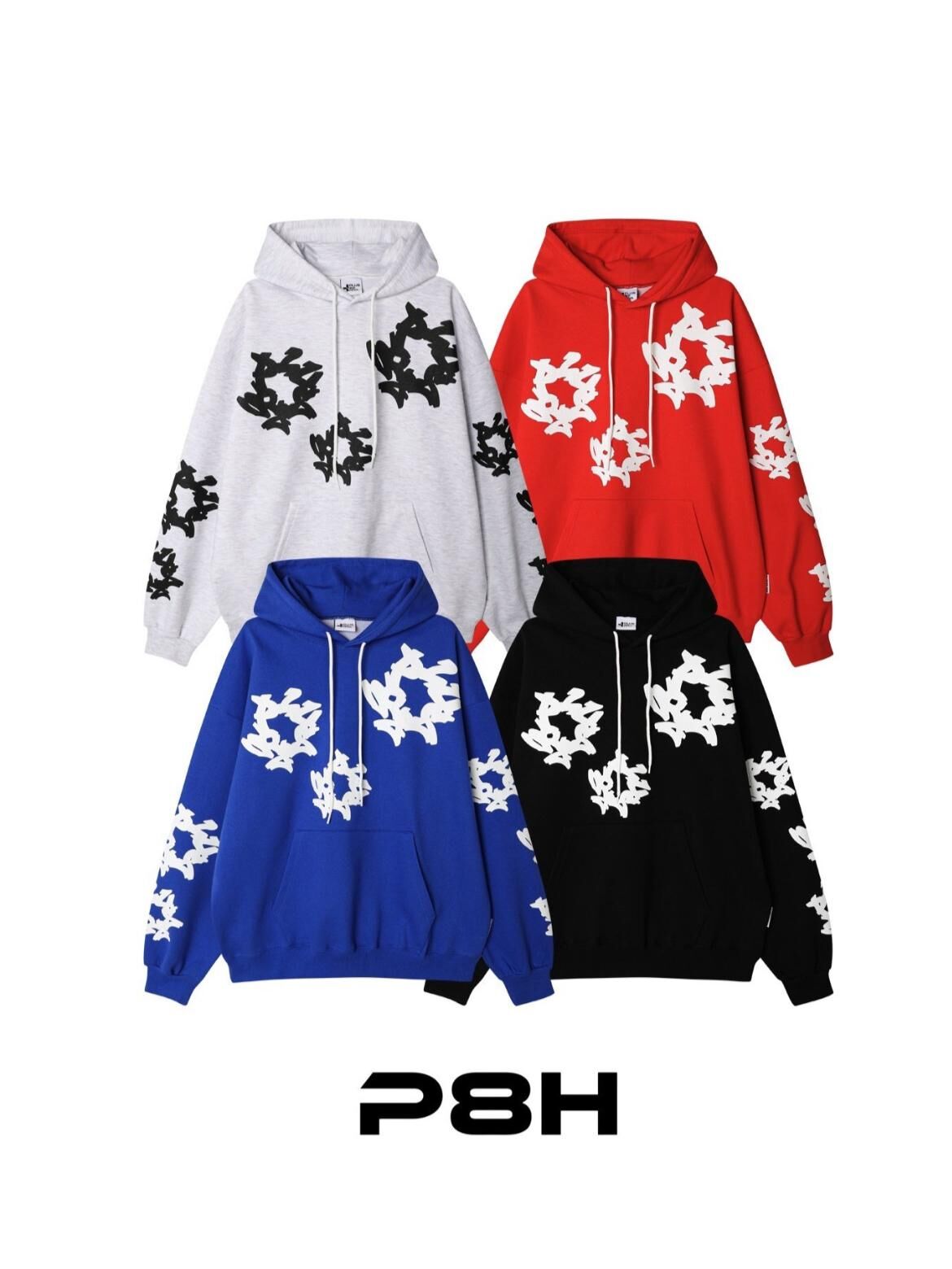 圖案連帽衛衣 P8H-159T