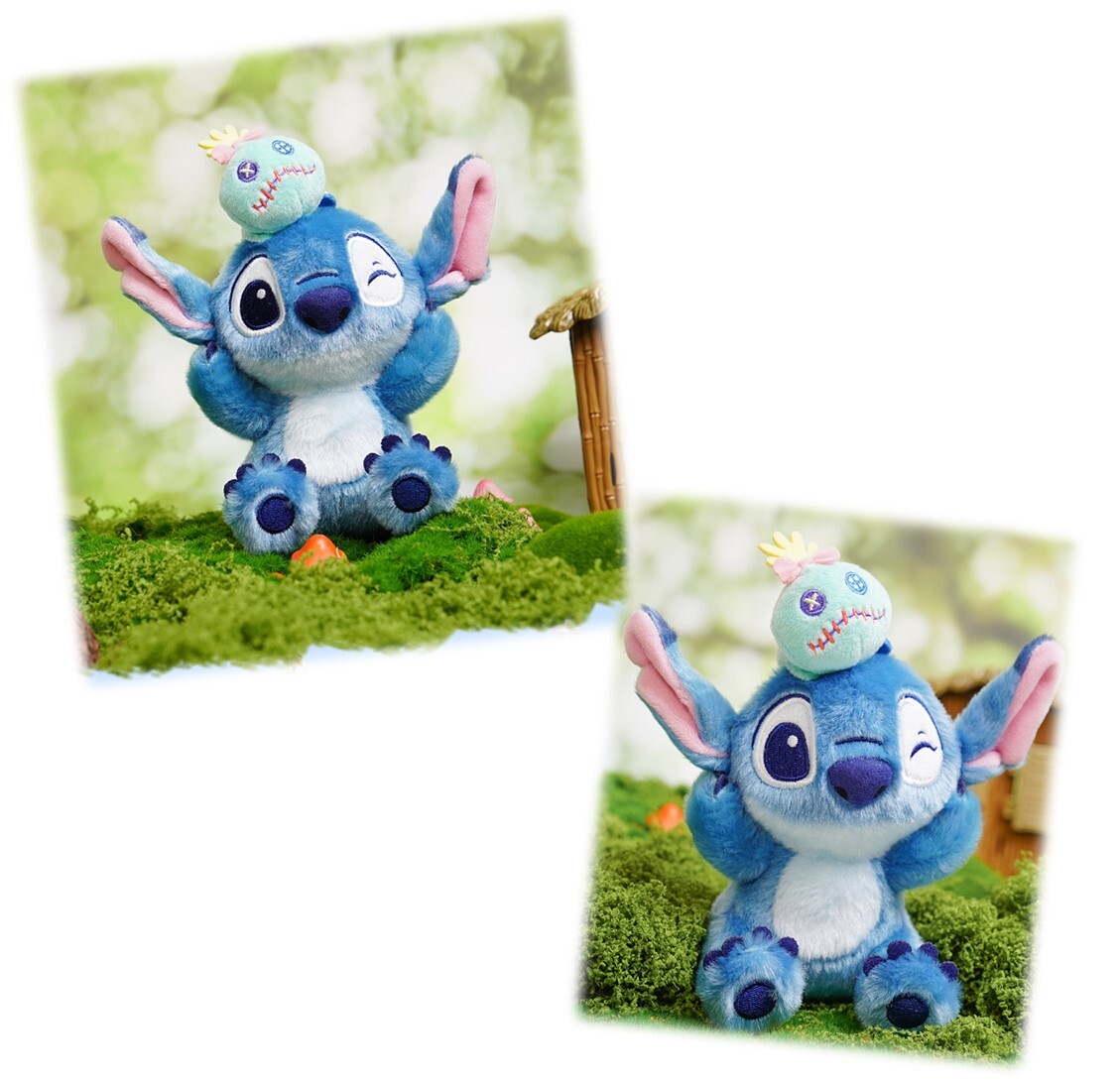 迪士尼史迪仔阿金毛絨公仔掛件 鎖匙扣飾物