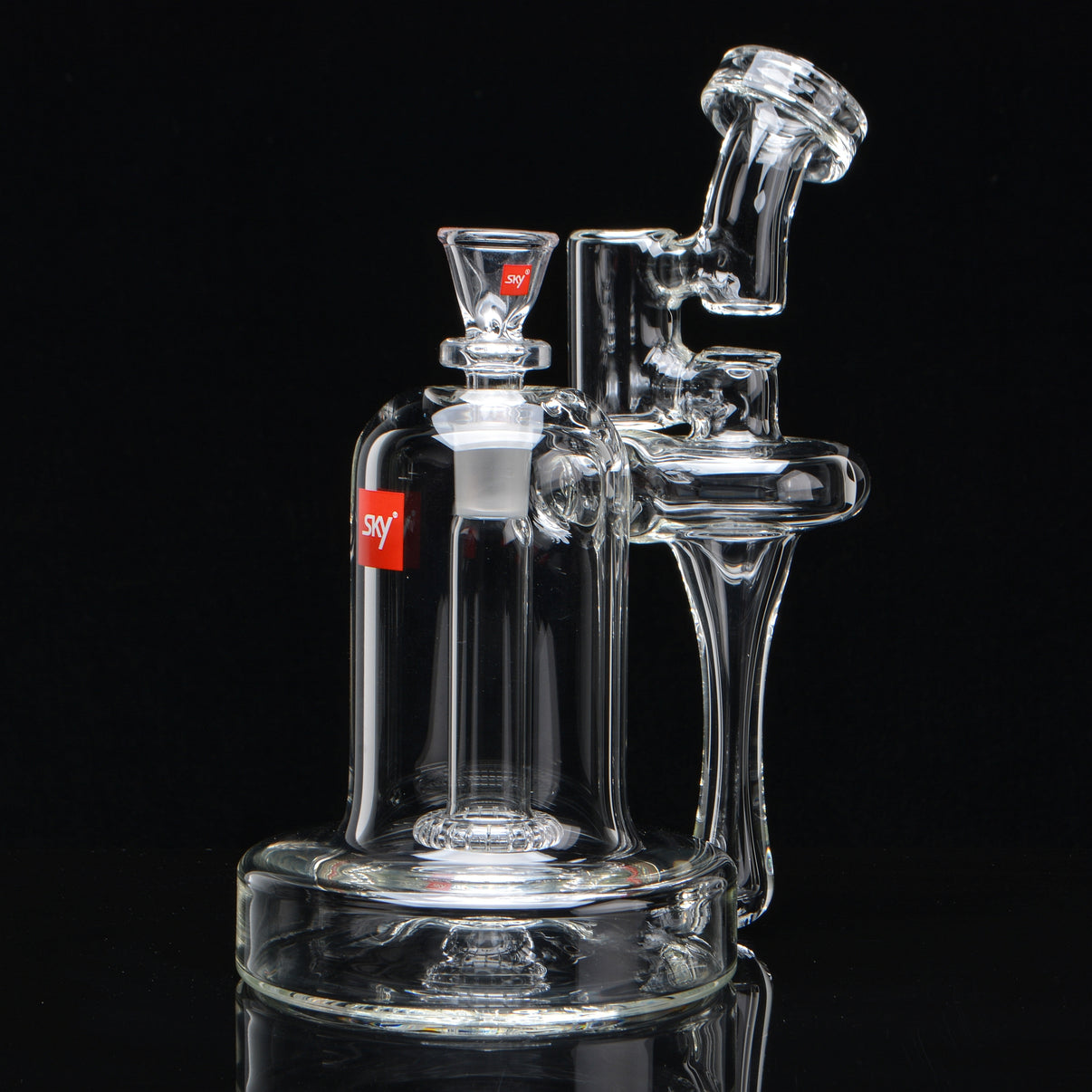 🇺🇸Sky Glass Neutron Recycler 循環玻璃水煙壺 (22CM)