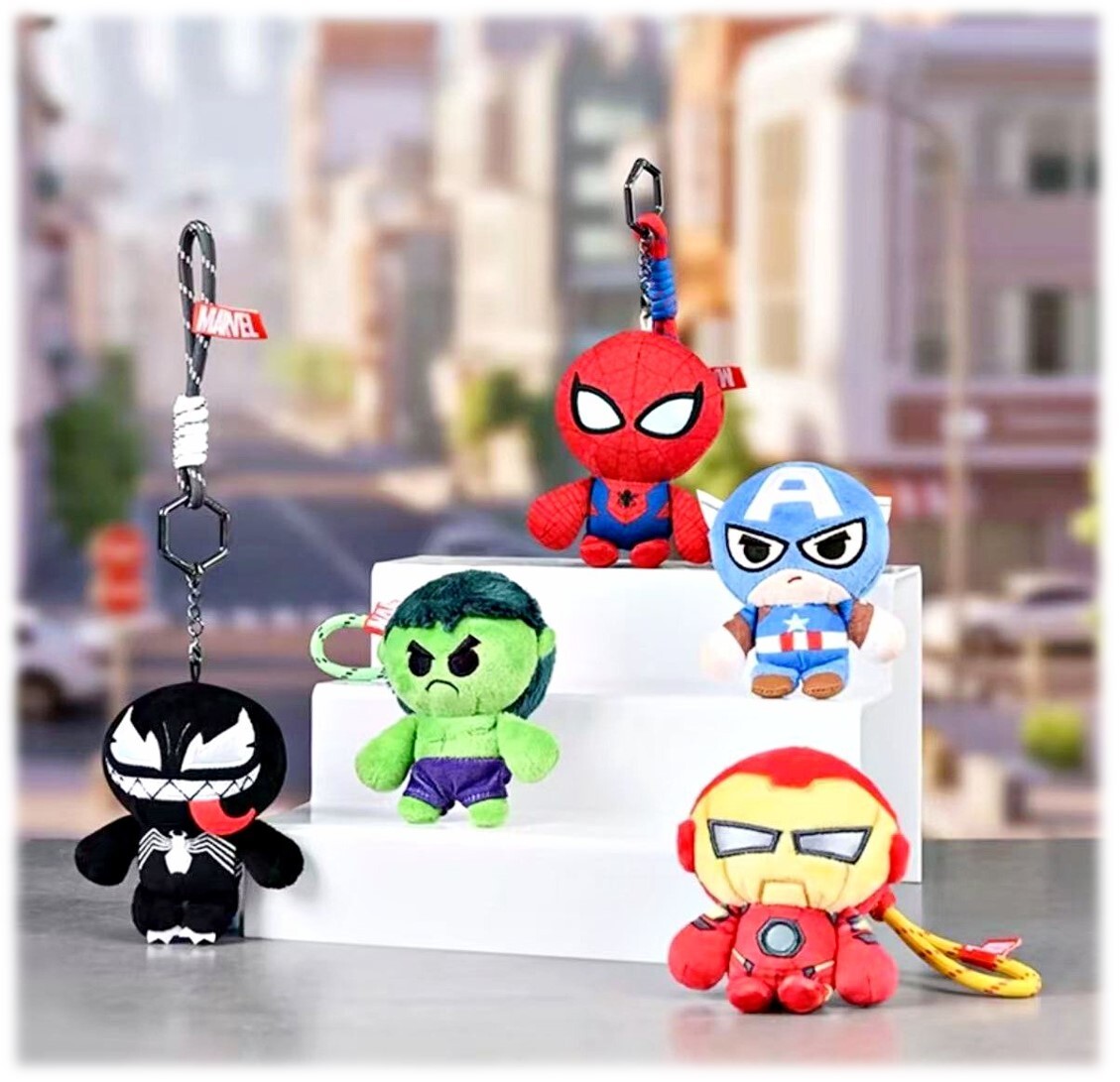 Marvel 鐵甲奇俠毛絨掛件公仔 鎖匙扣飾物