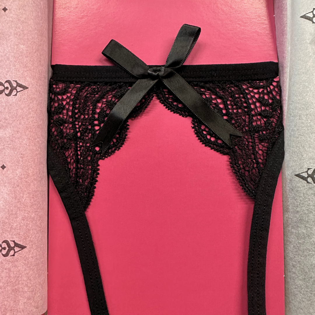 Obsessive - Miamor 大開襠蕾絲情趣內褲 - S/M/L/XL