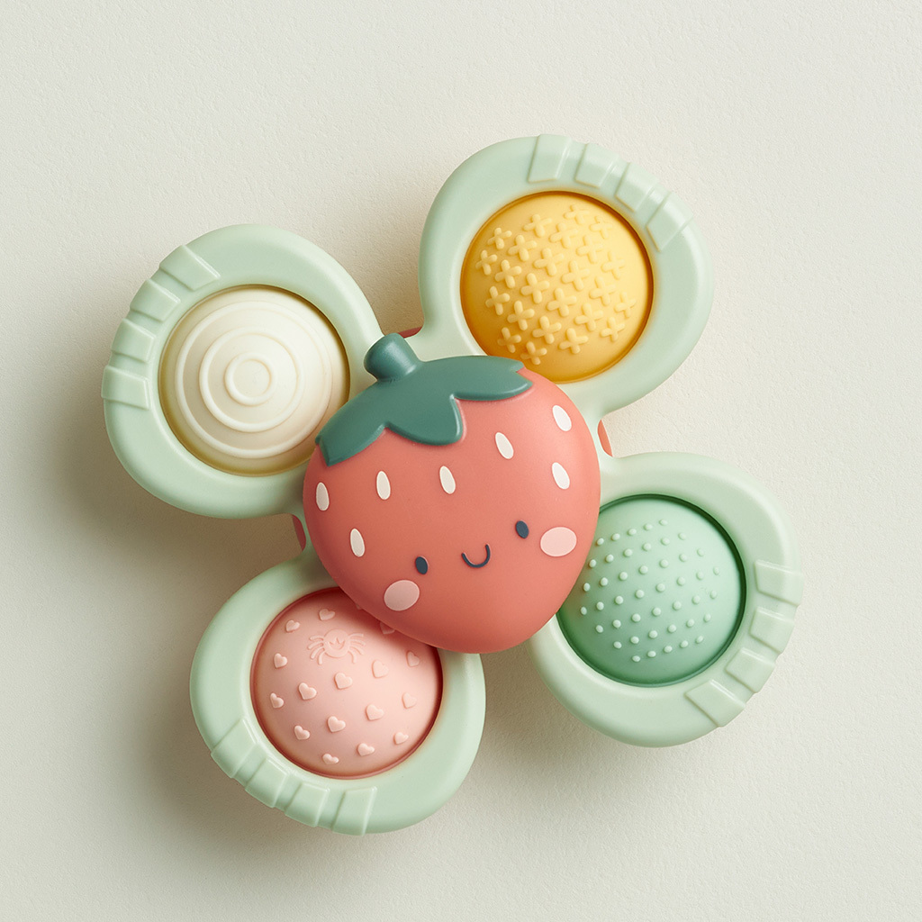 指尖陀螺旅行與洗澡玩具 - 草莓邦妮