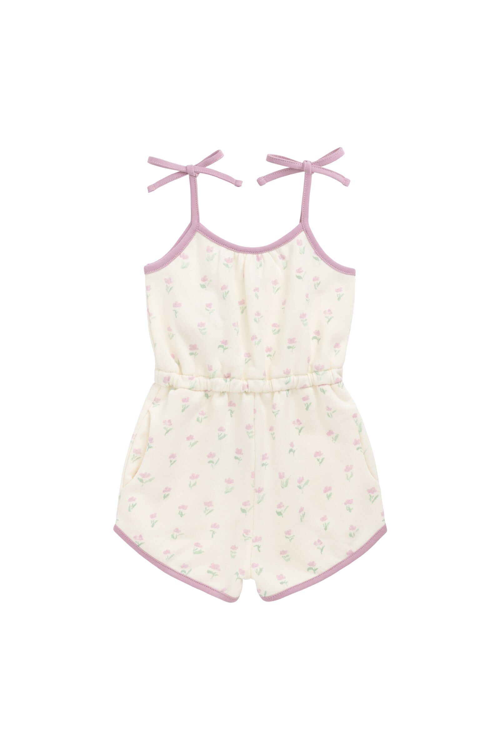 【預購】JAMIE KAY - Organic Cotton Lilith Playsuit（Lila Pink）