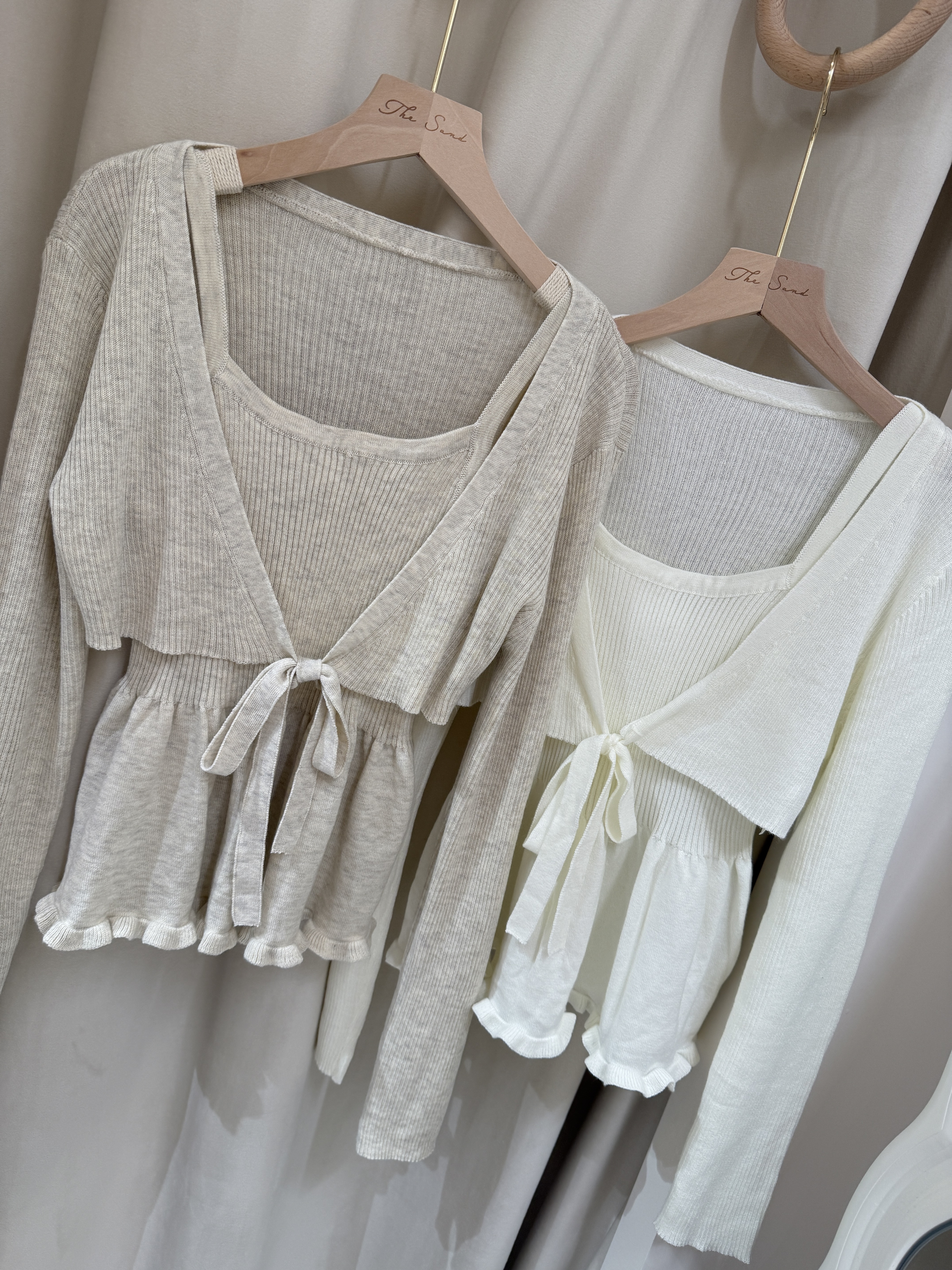 ✨直紋收腰小背心配短外套