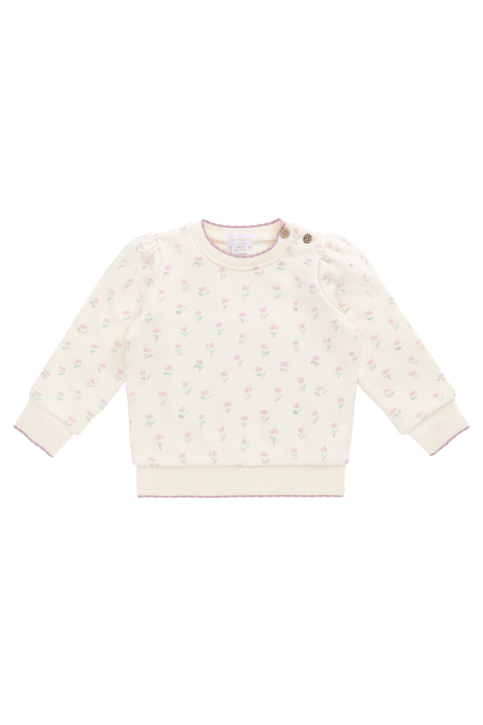【預購】JAMIE KAY - Organic Cotton Monroe Sweatshirt（Lila Pink）