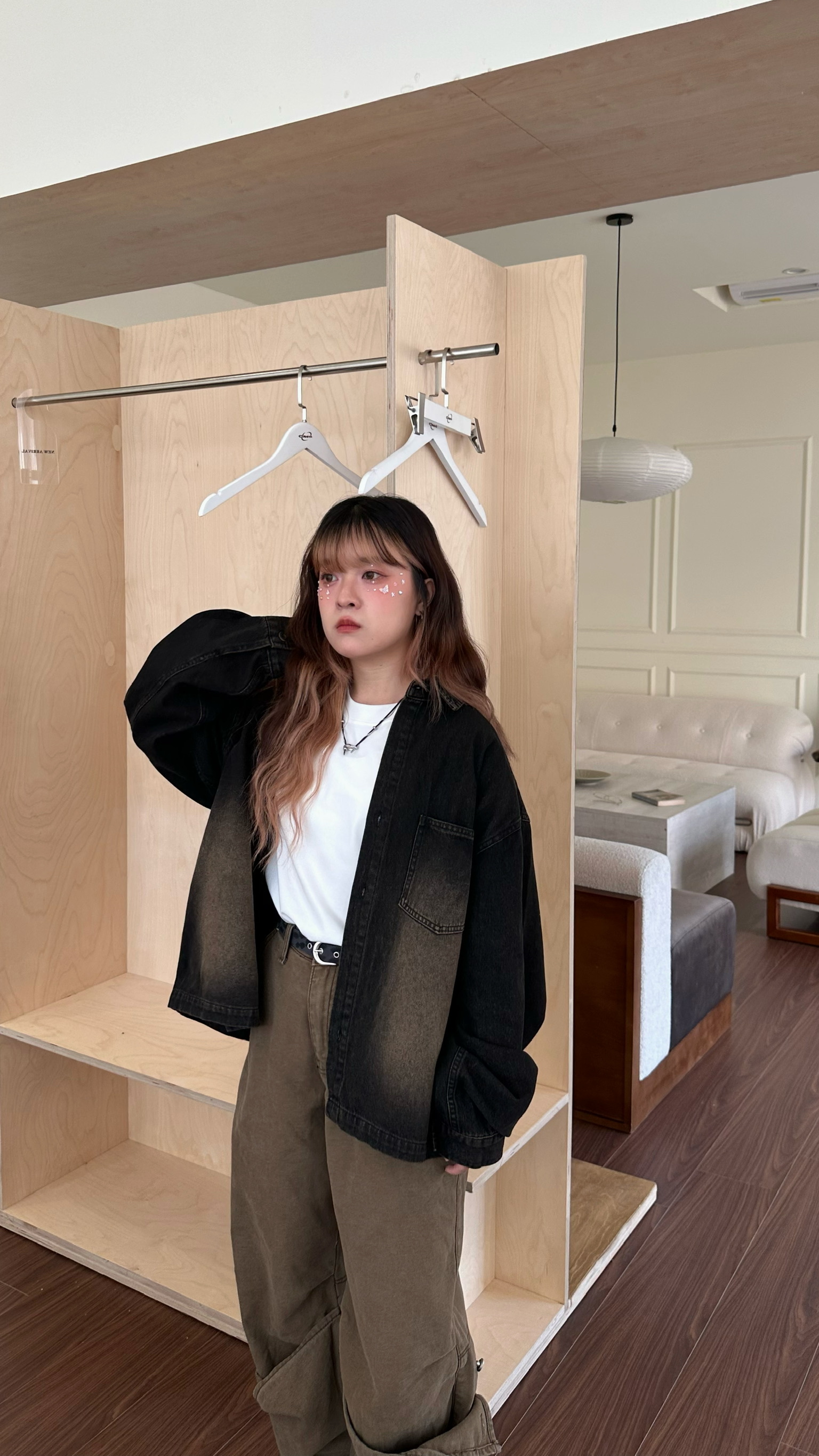 洗舊俐落牛仔外套