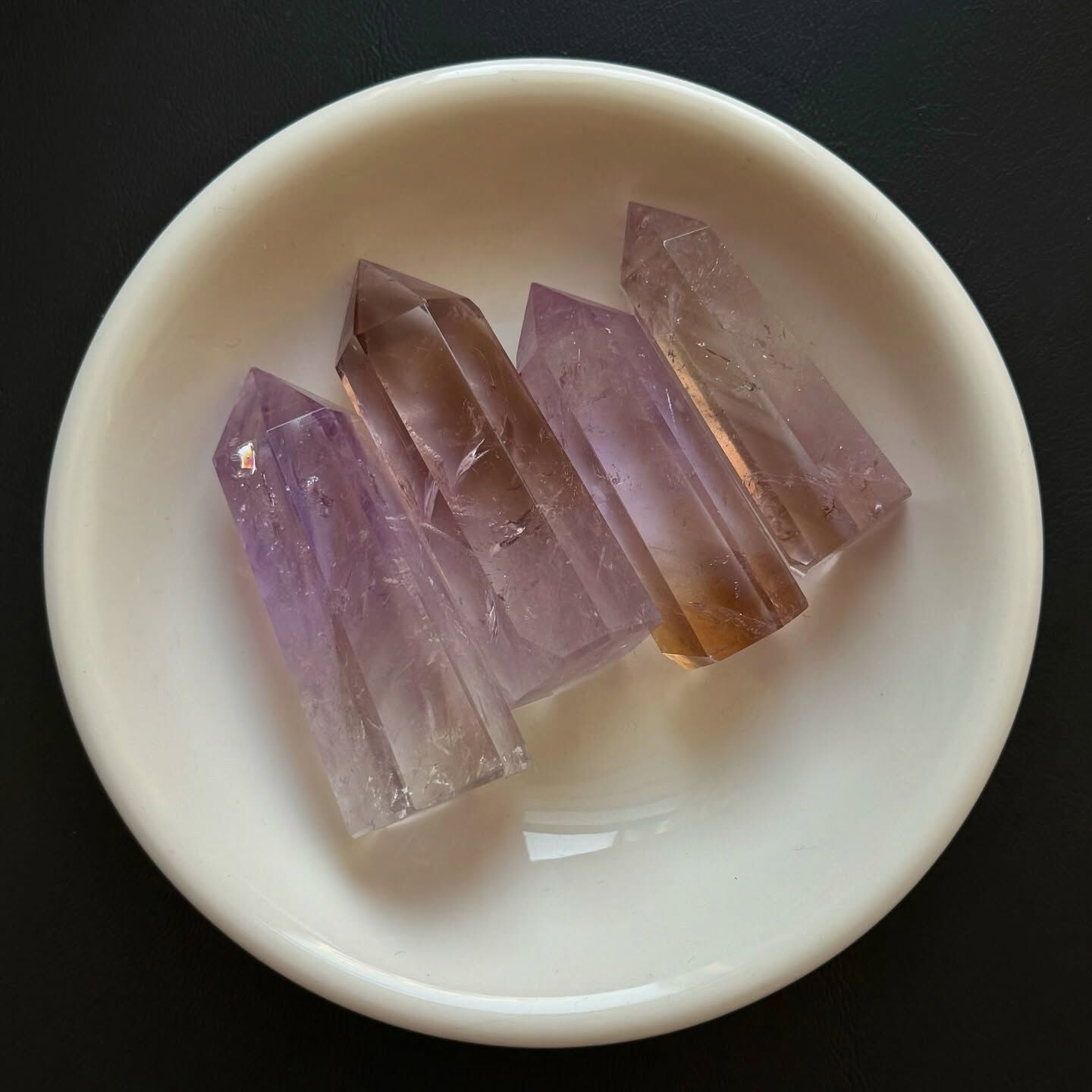 [原石] 紫黃晶 水晶柱