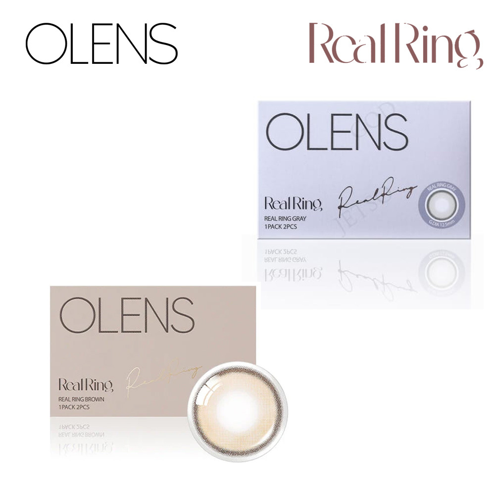 Olens Real Ring 1 Month 美瞳 月拋 彩色 隱形眼鏡 2片
