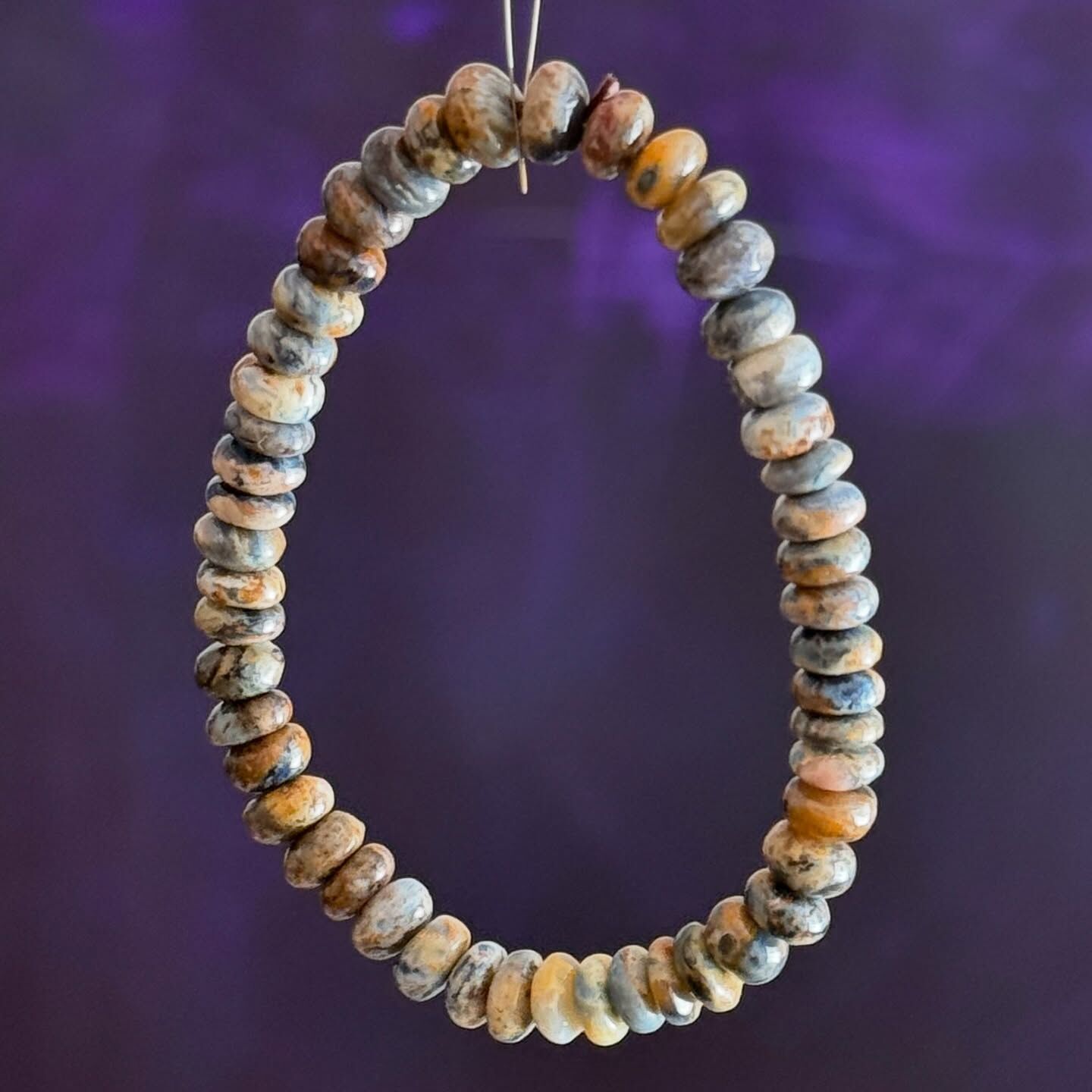 [原石] 牛仔彼得石 算盤珠手串