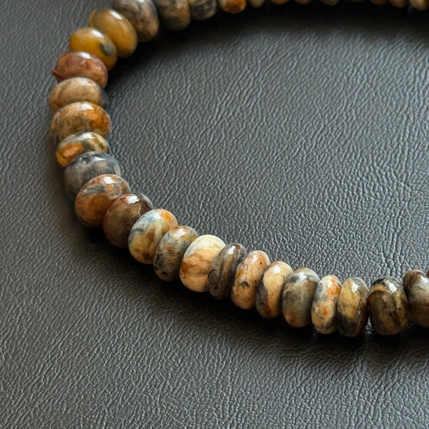 [原石] 牛仔彼得石 算盤珠手串