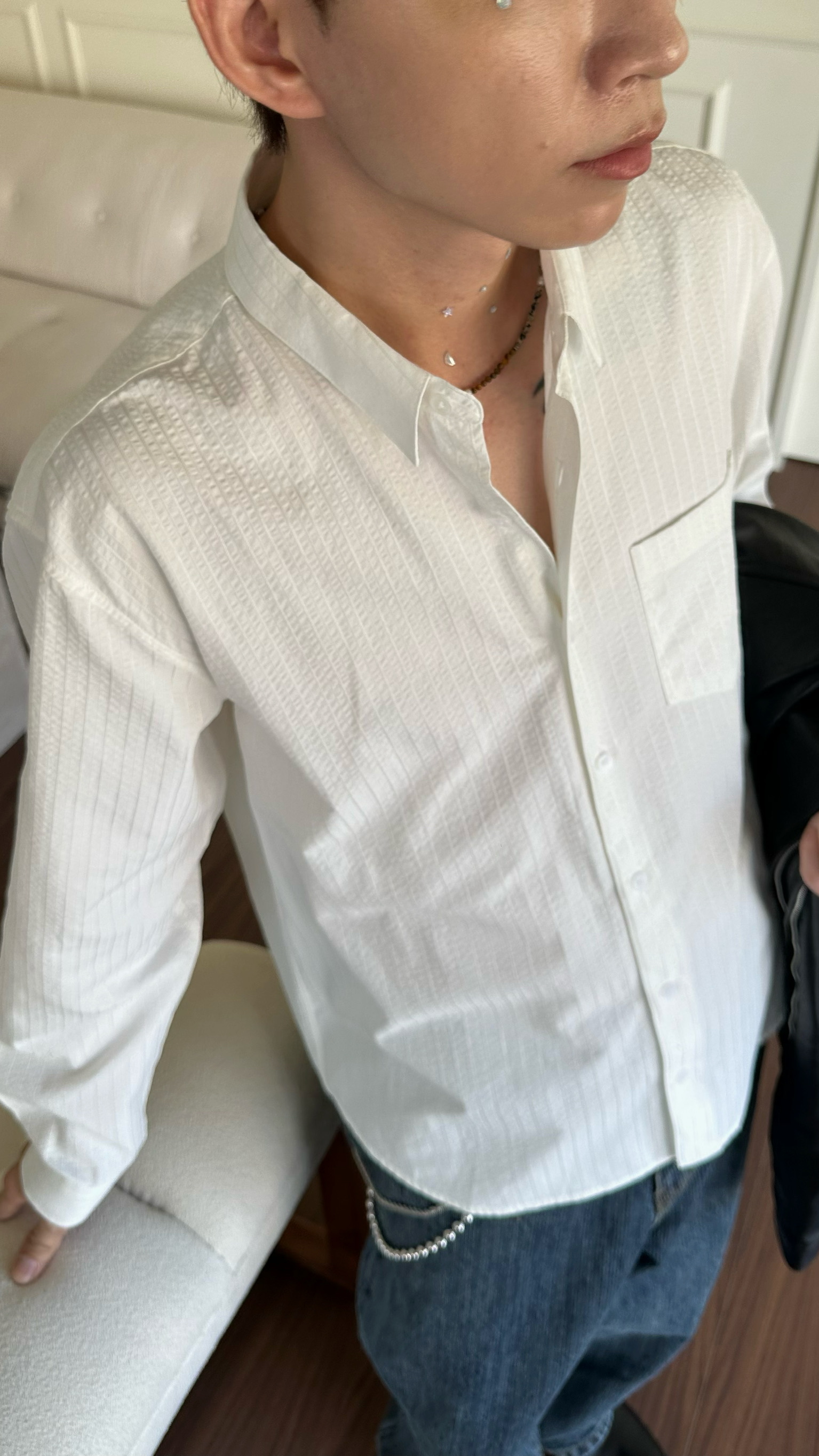 立體車線長袖衫