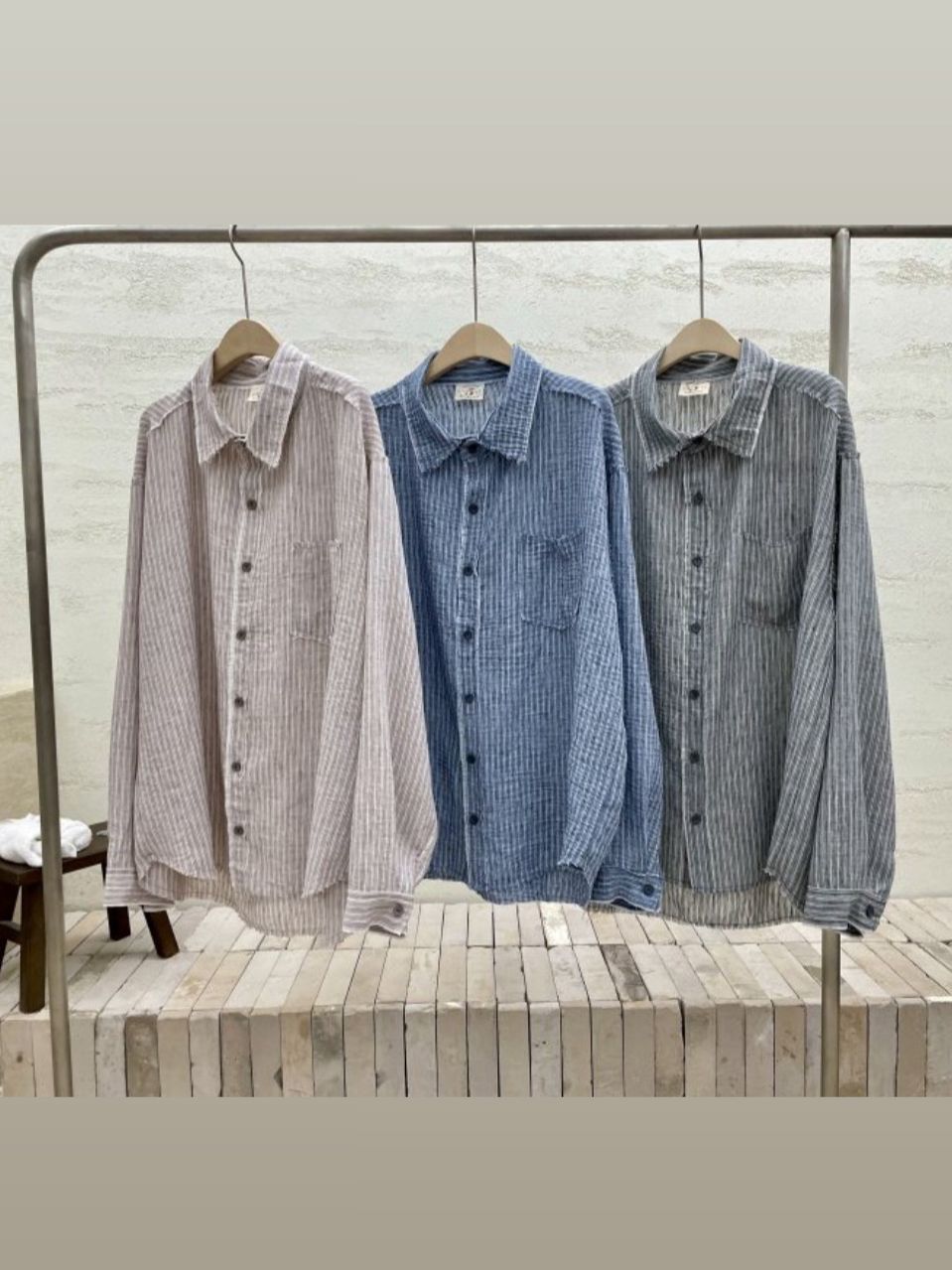 直間長袖恤衫 HIGH FIVE-155S