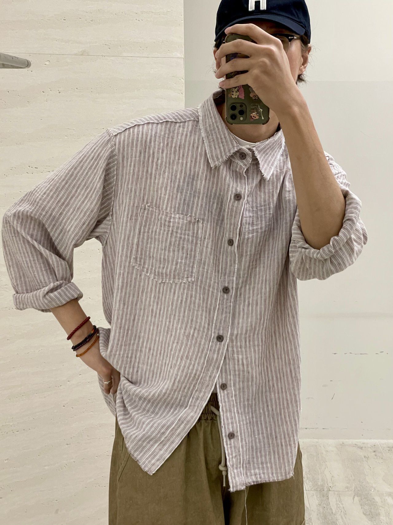 直間長袖恤衫 HIGH FIVE-155S