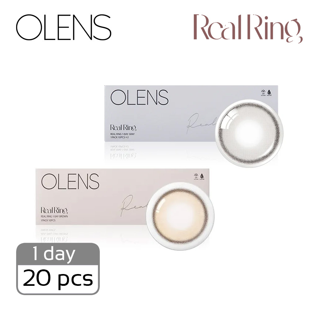 Olens Real Ring 1 Day 美瞳 日拋 彩色 隱形眼鏡 20片