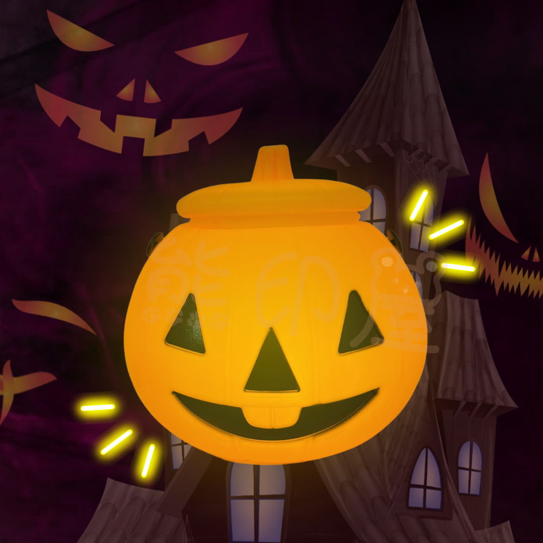 萬聖節 糖果發光南瓜手提籃(Trick or Treat 必備)