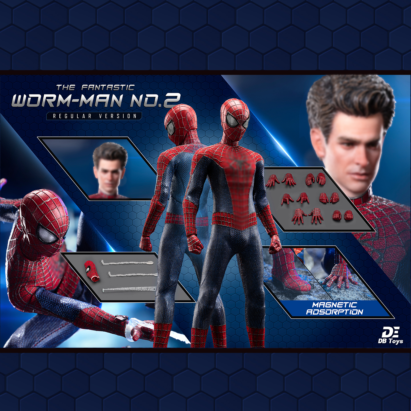 DBToys 1/12 The Fantastic Worm-Man 2 Action Figure