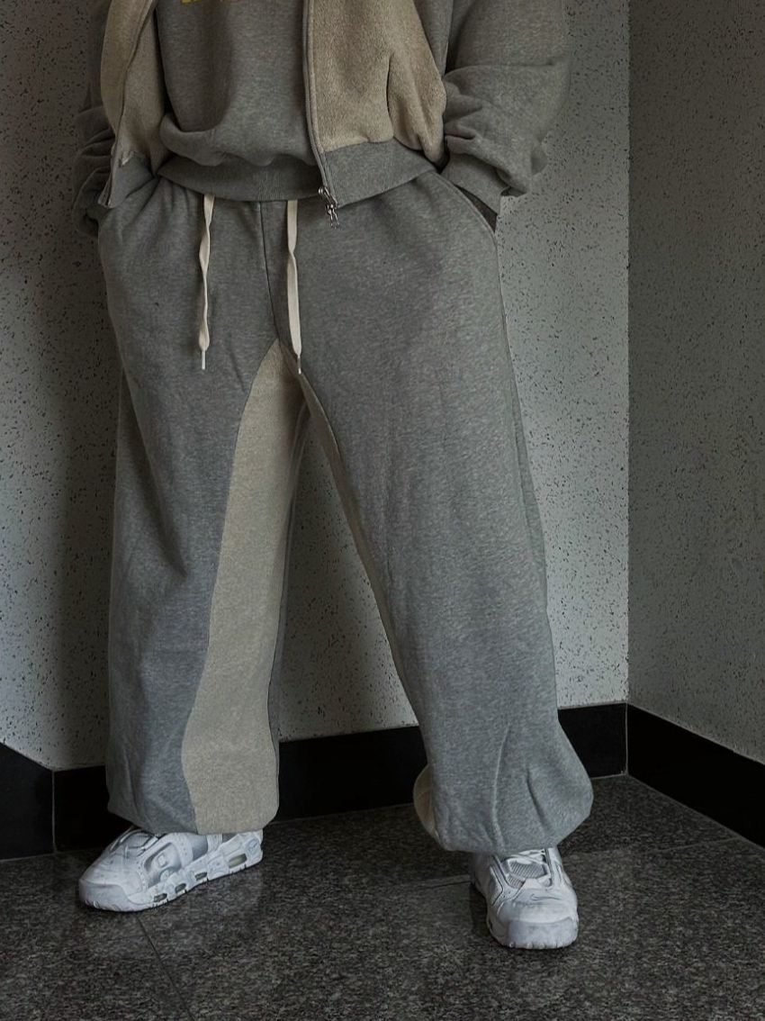 拼色束腳運動褲 HD-024P