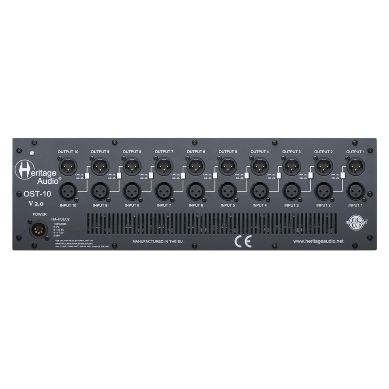Heritage Audio OST-10 V2.0｜500系列10槽機架