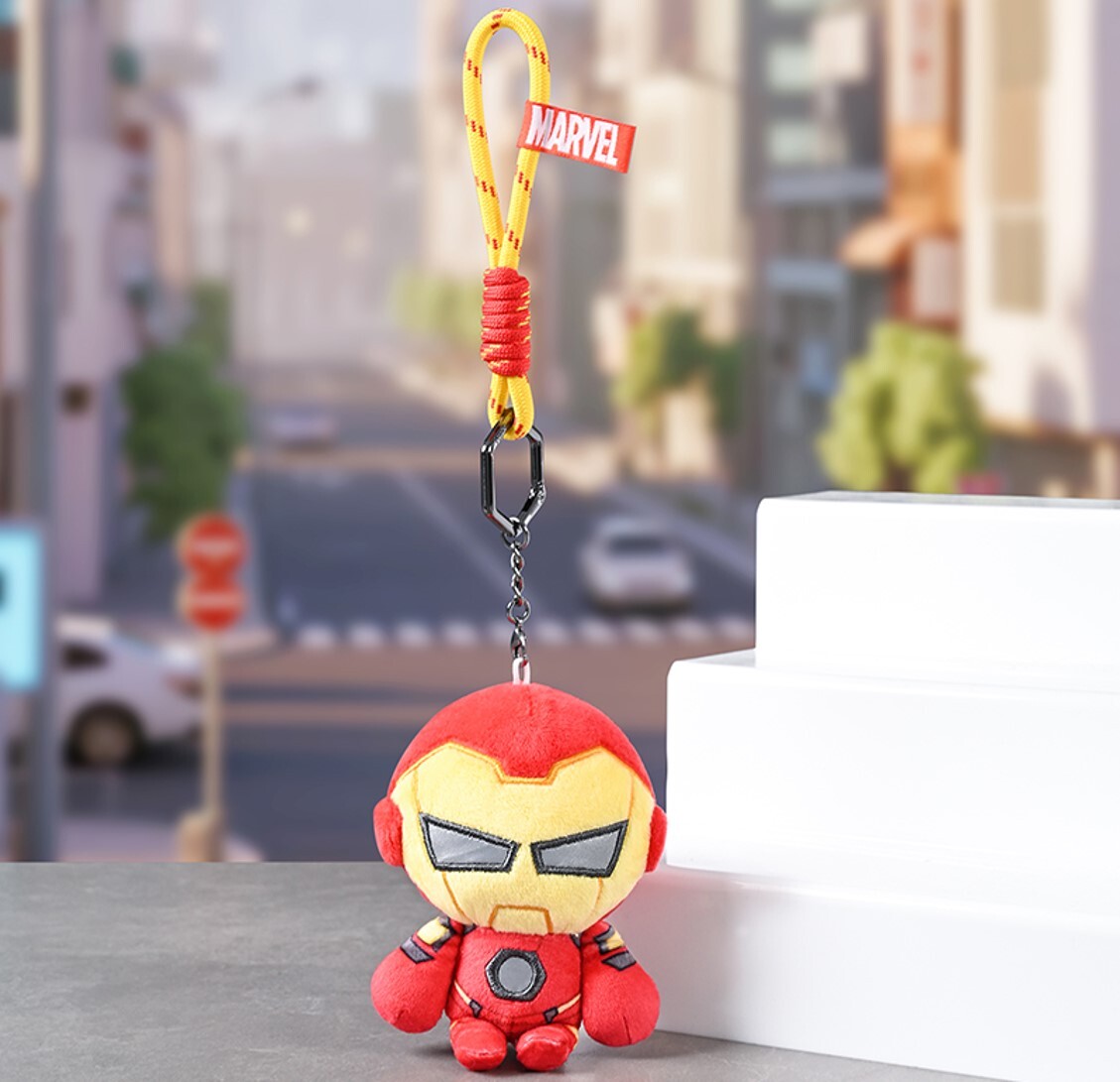 Marvel 鐵甲奇俠毛絨掛件公仔 鎖匙扣飾物