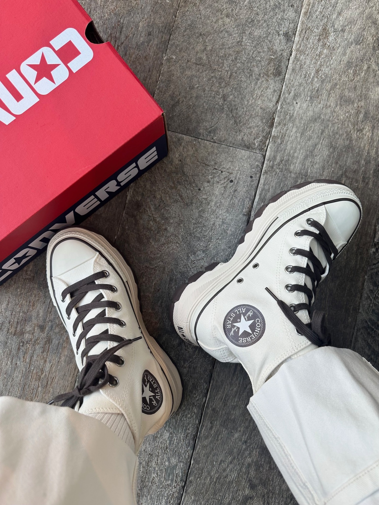 預購┃CONVERSE ALL STAR TREKWAVE CB HI 高筒 厚底 增高 巧克力冰淇淋色