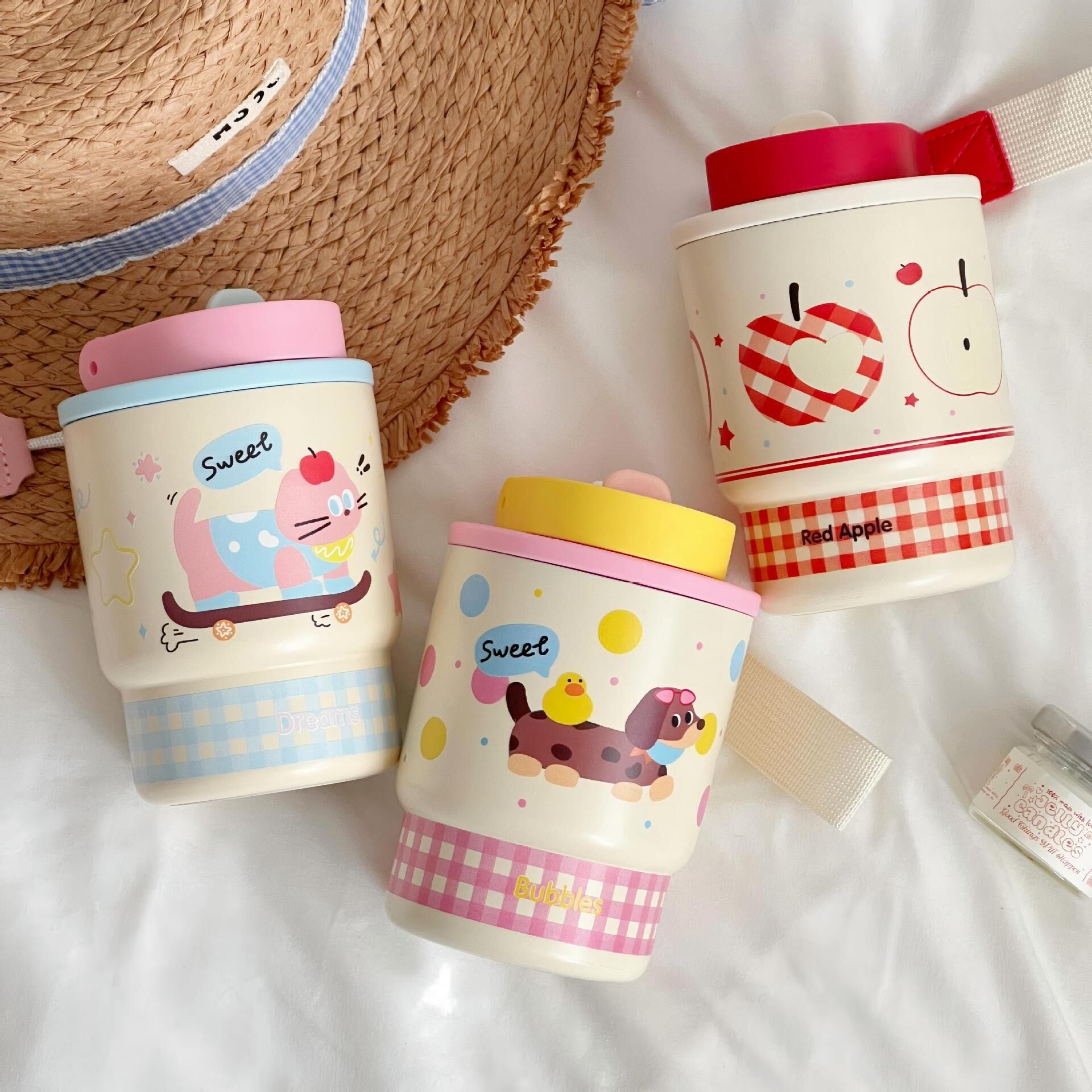 420ML Simple Cute Style 316 Stainless Steel Thermos